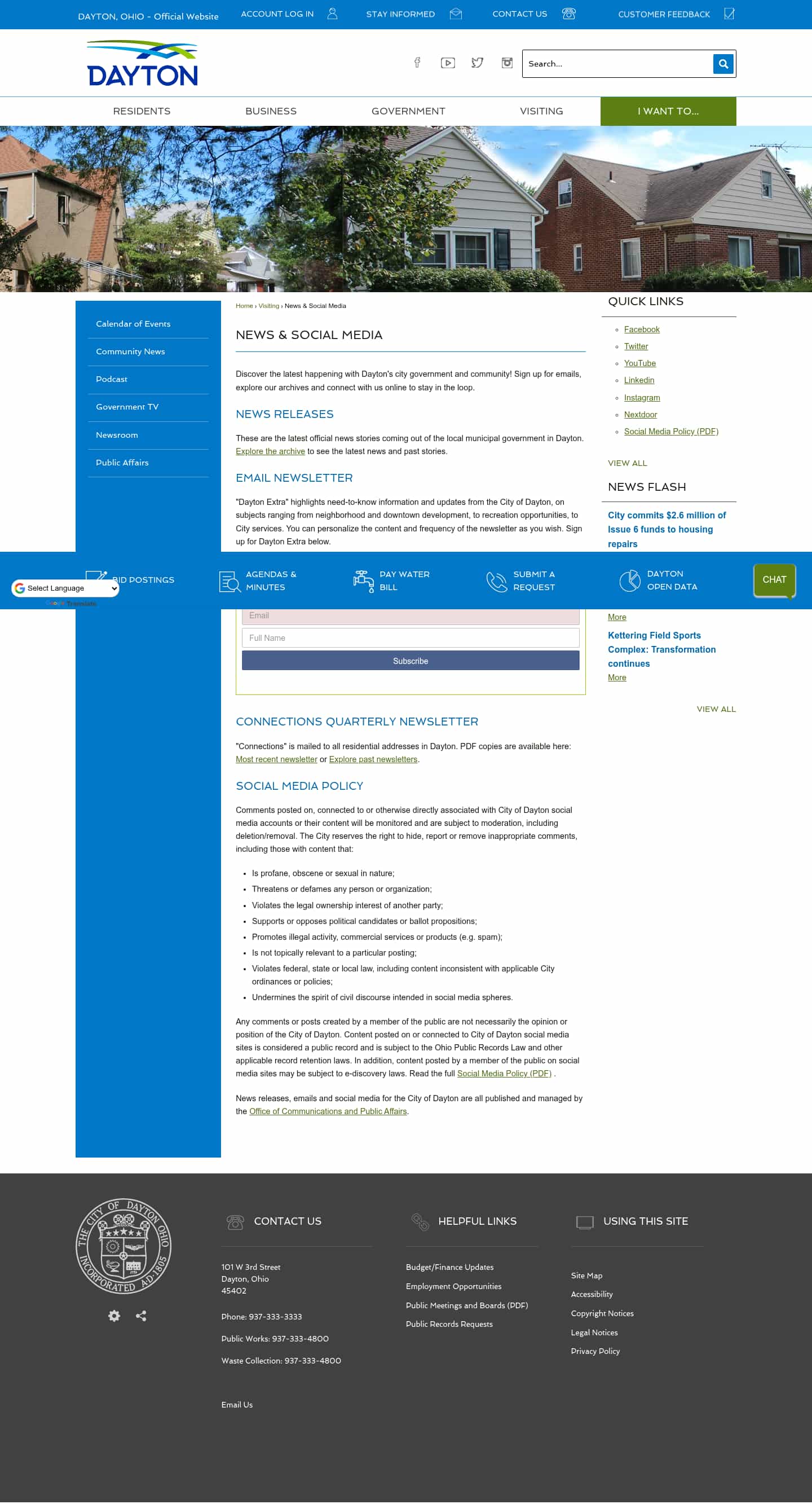 Latest website image capture