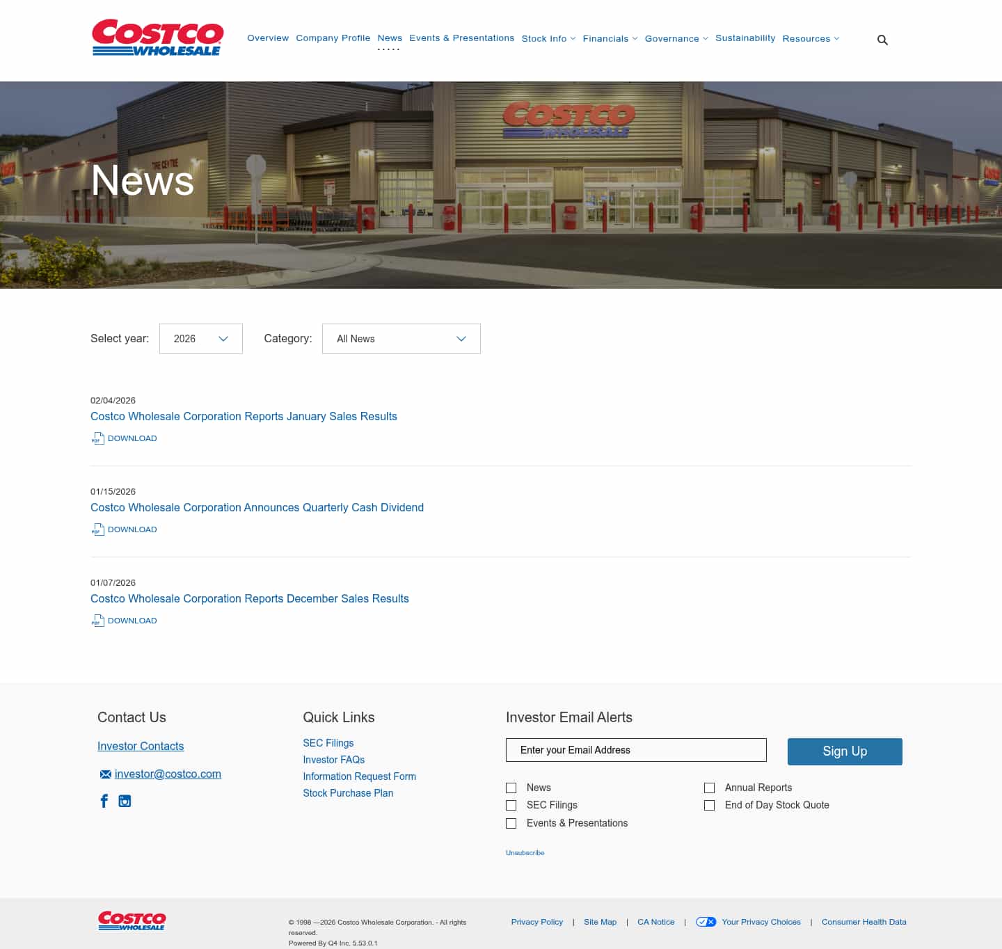 Latest website image capture