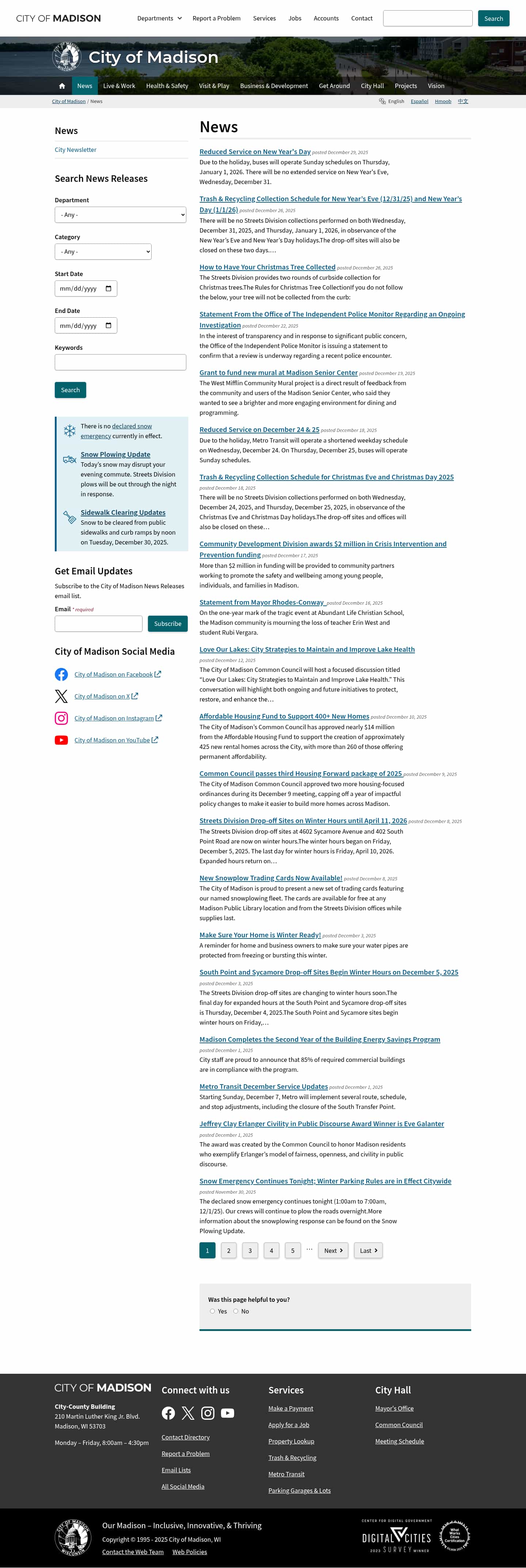 Latest website image capture