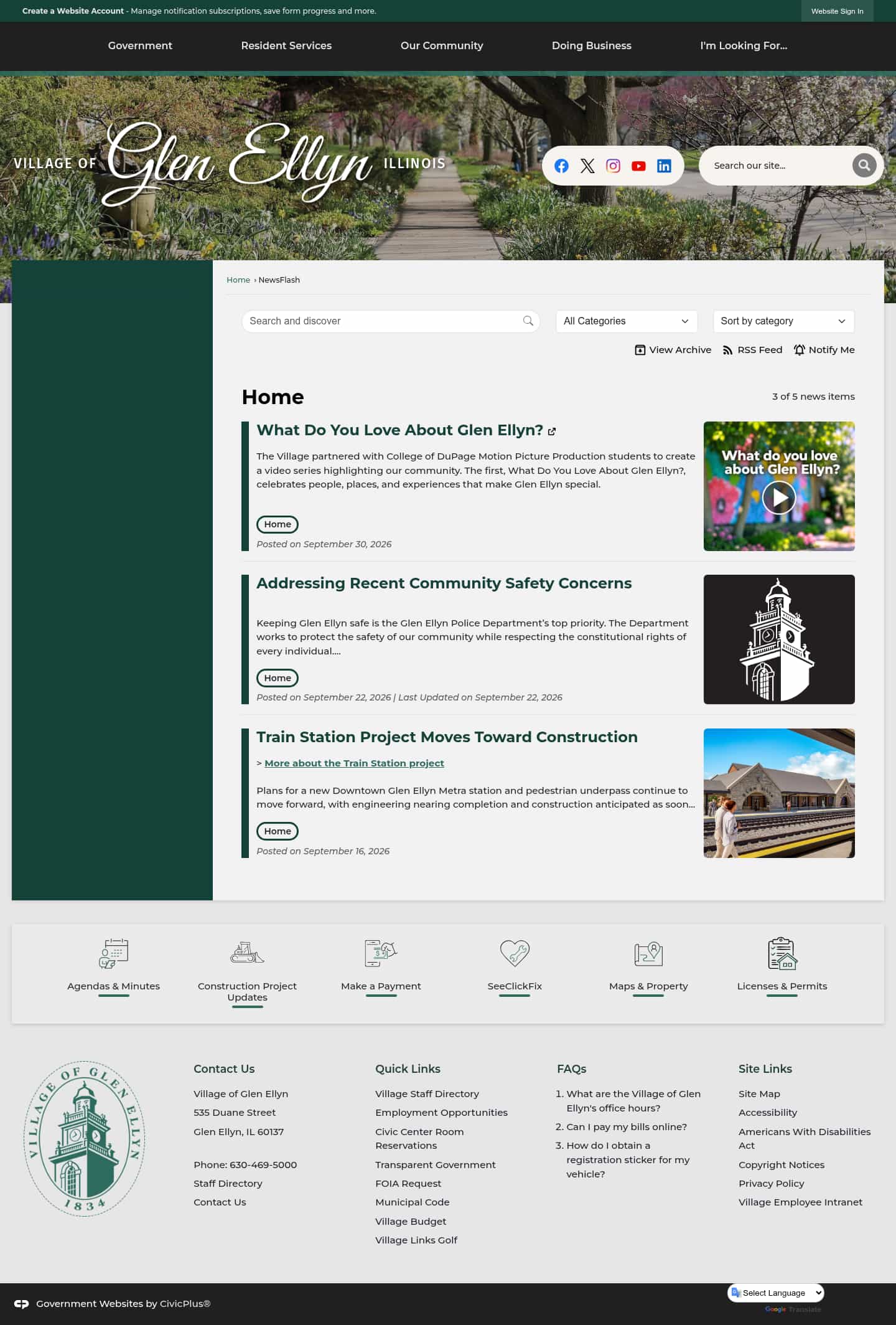 Latest website image capture