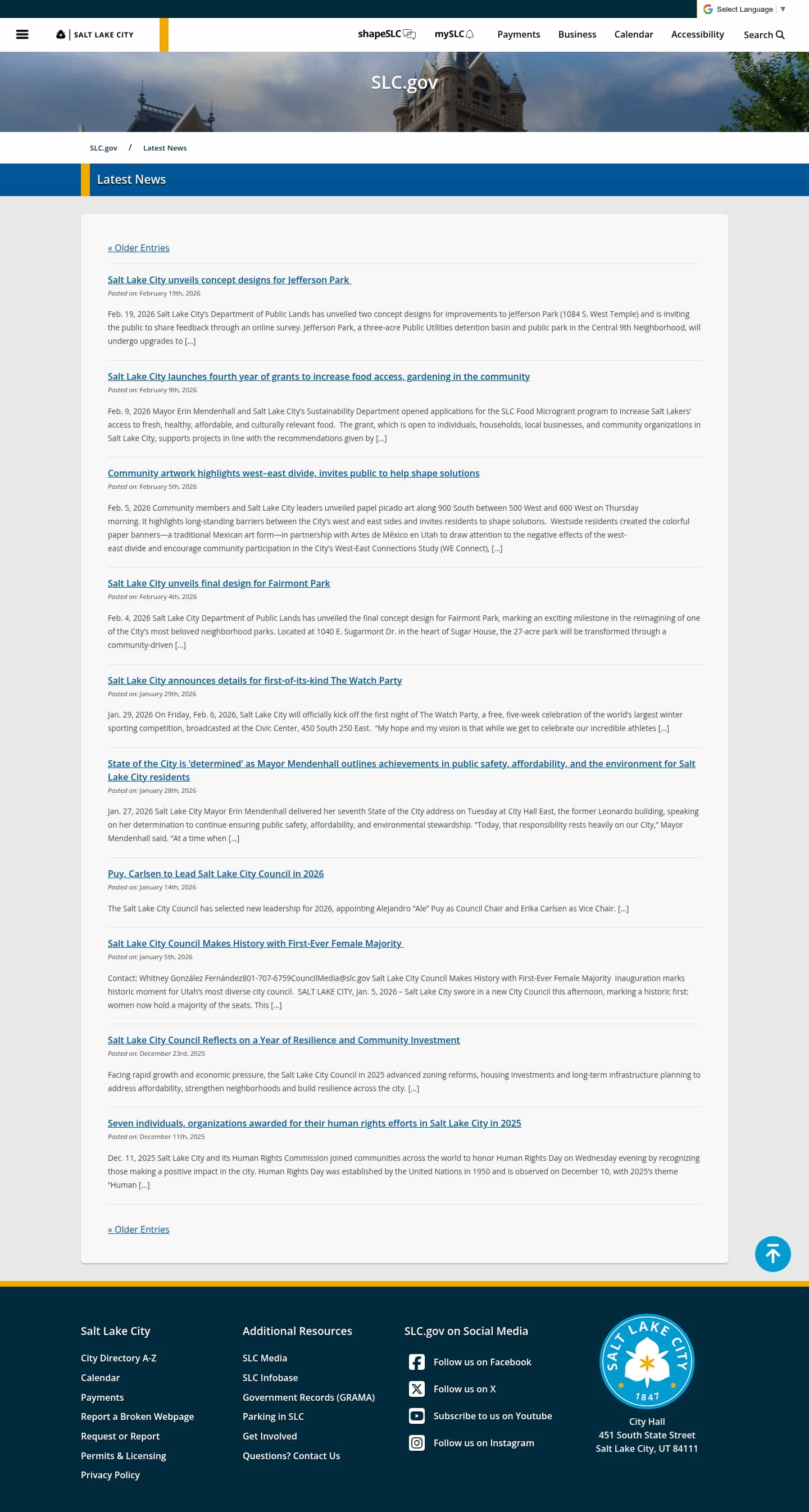 Latest website image capture