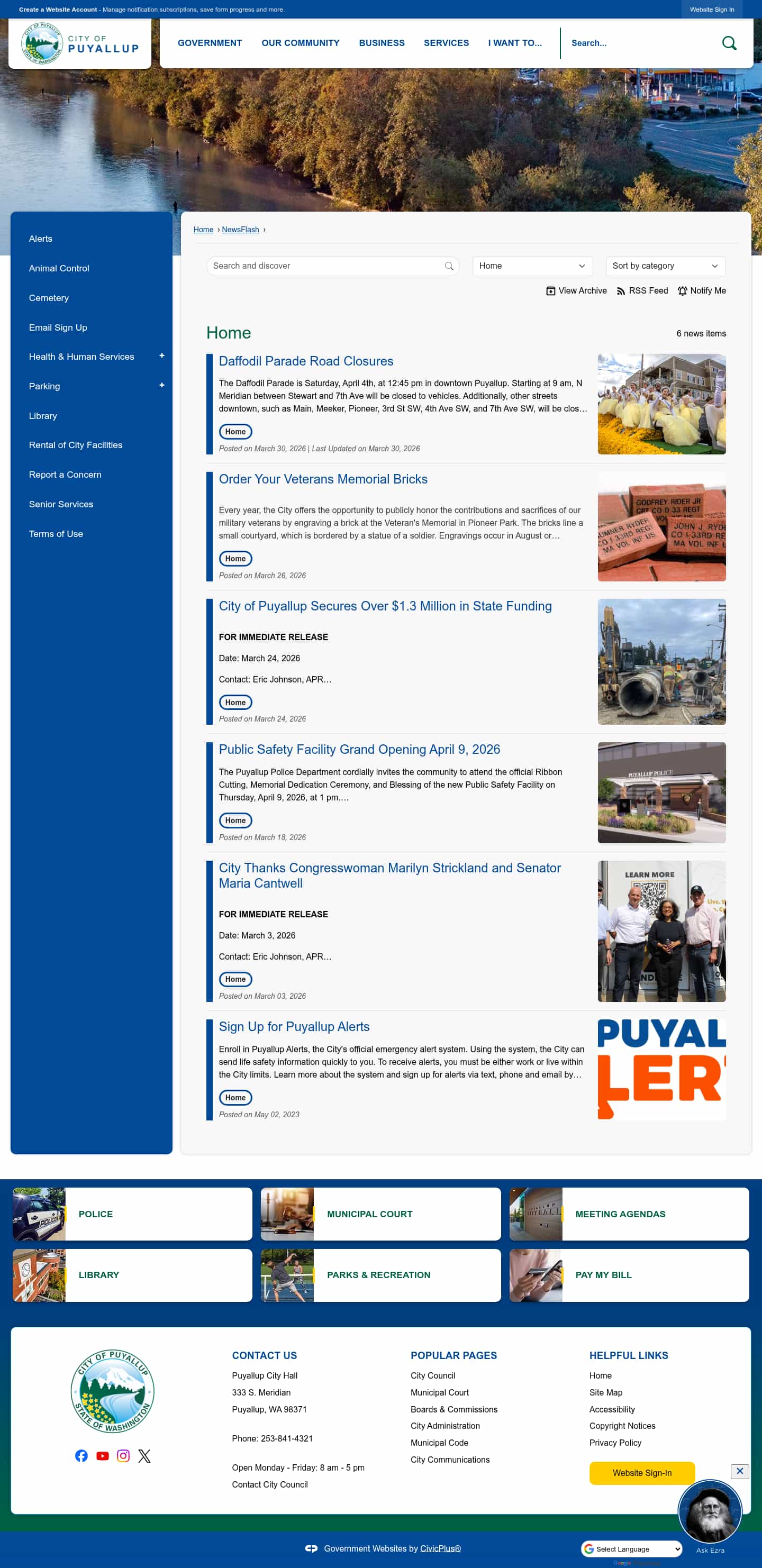 Latest website image capture