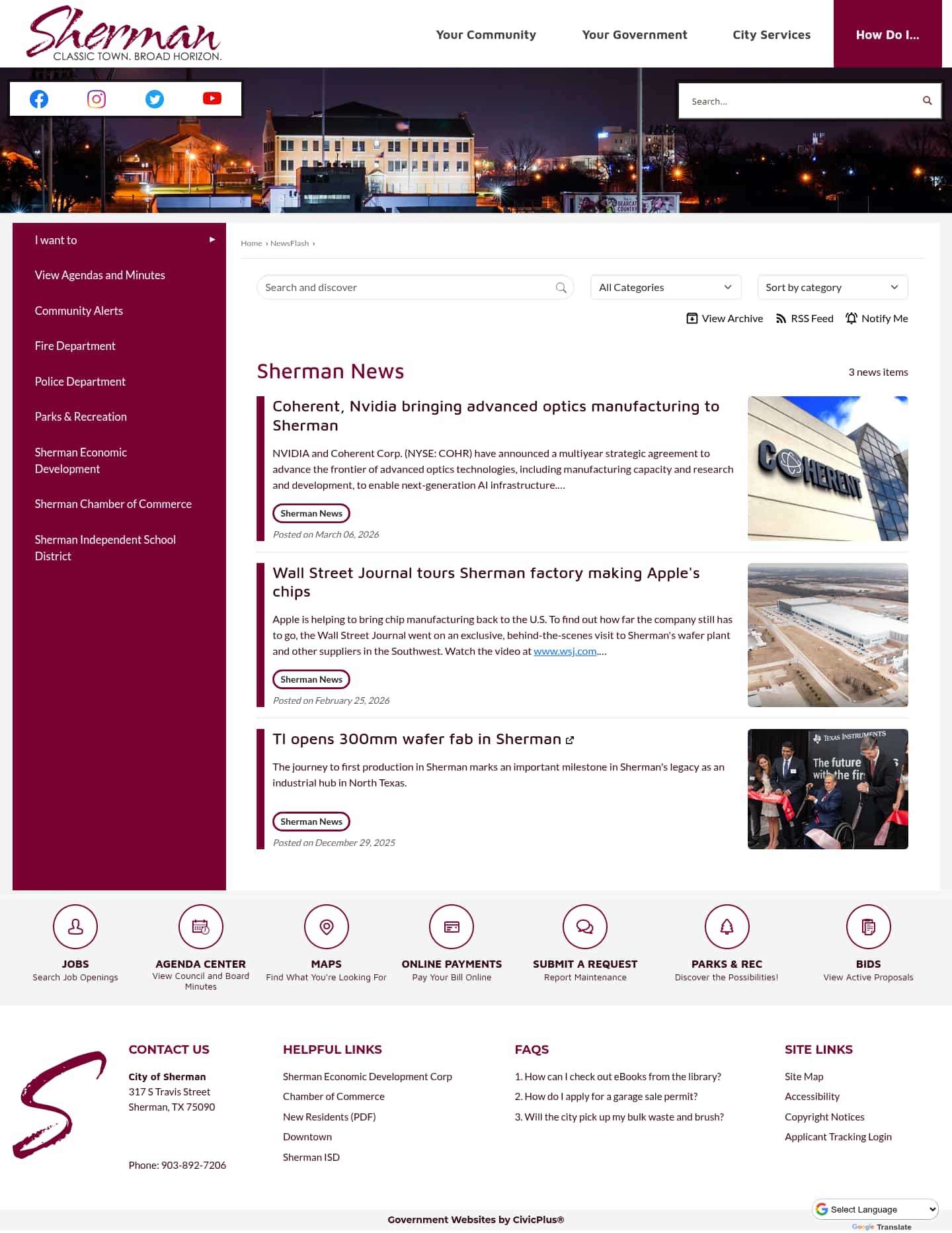 Latest website image capture