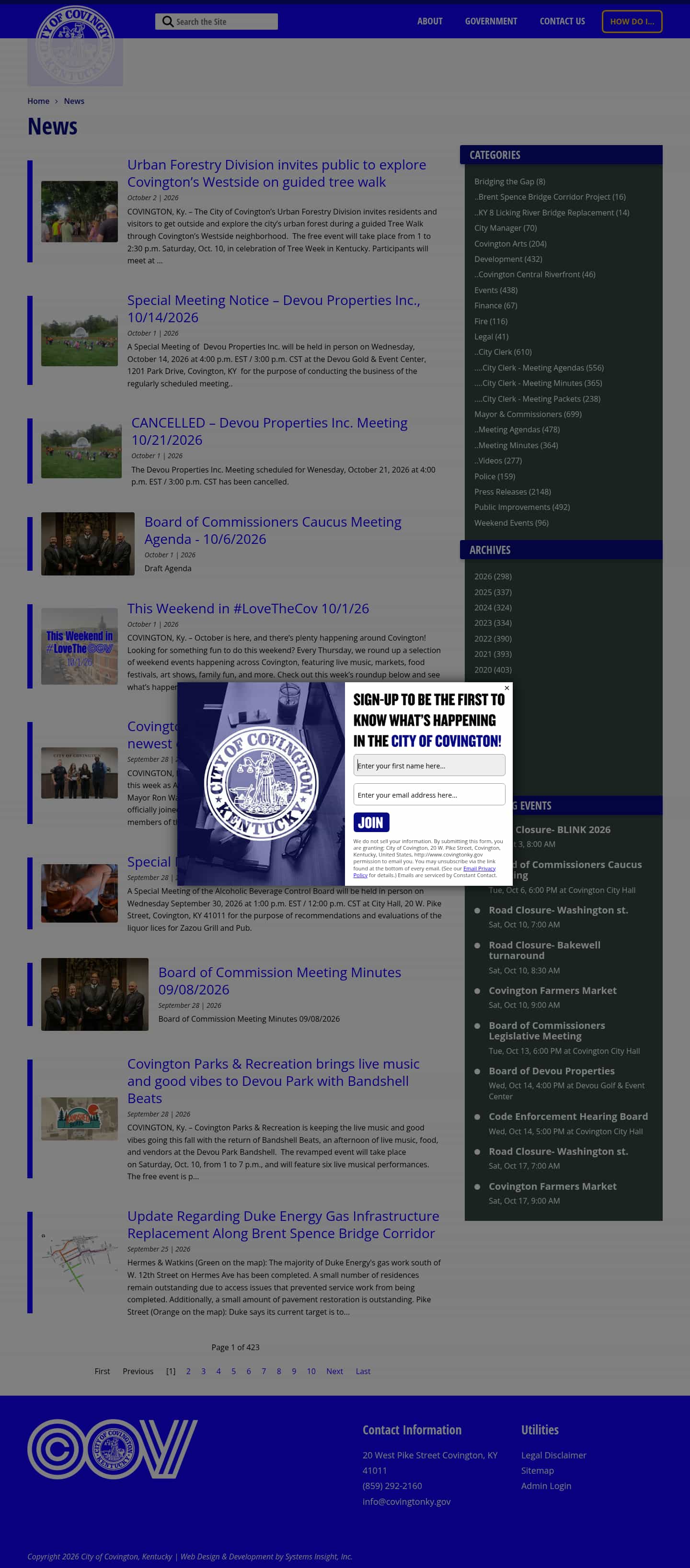 Latest website image capture