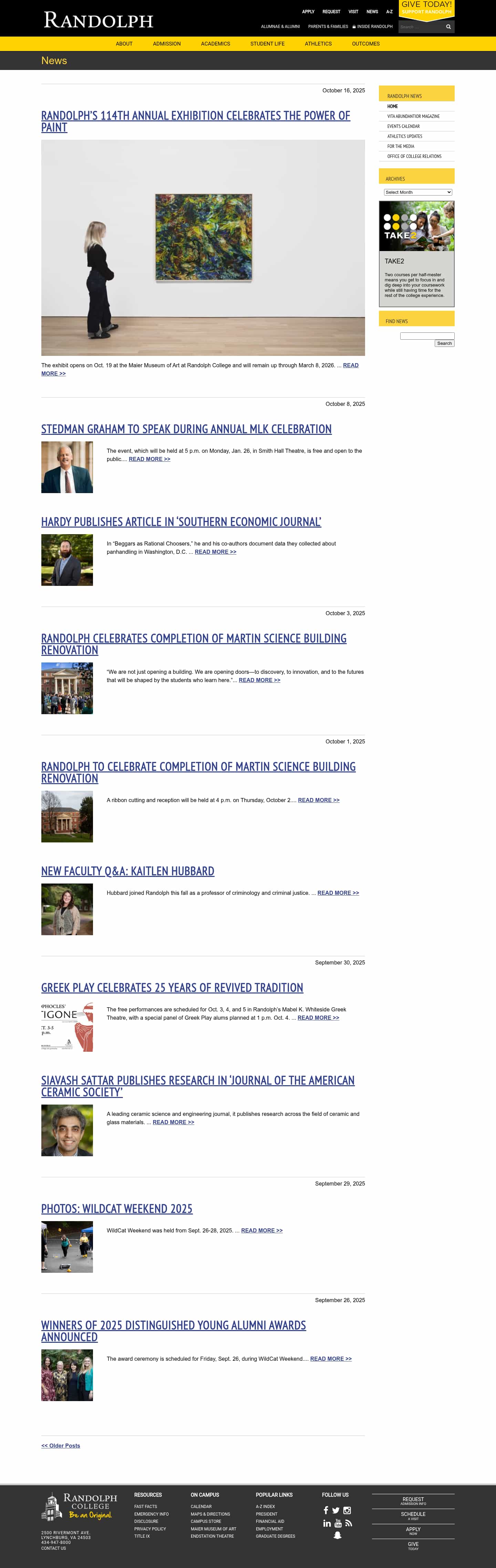 Latest website image capture