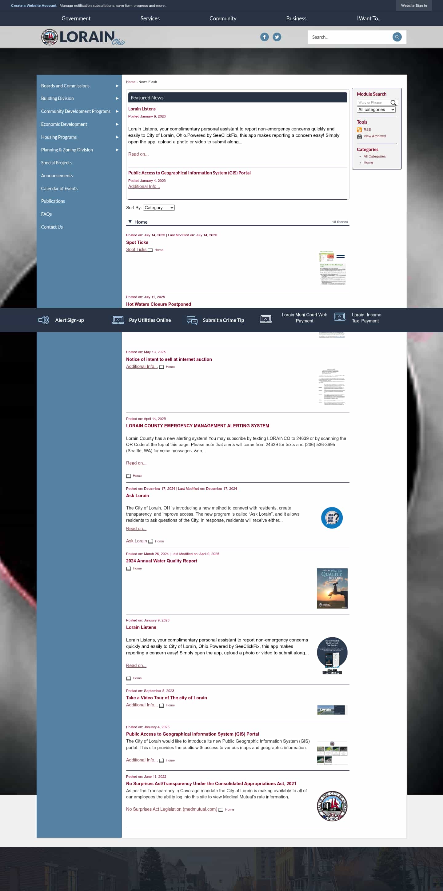 Latest website image capture