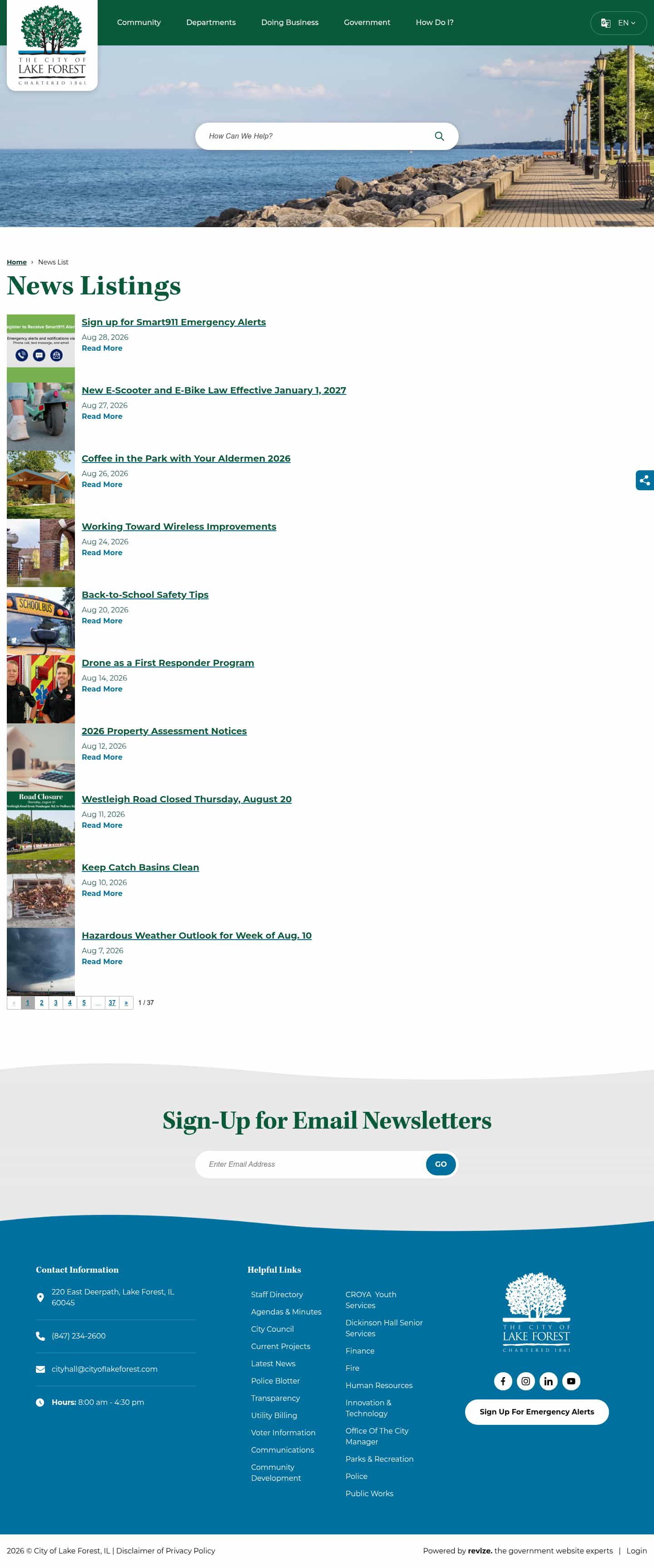 Latest website image capture