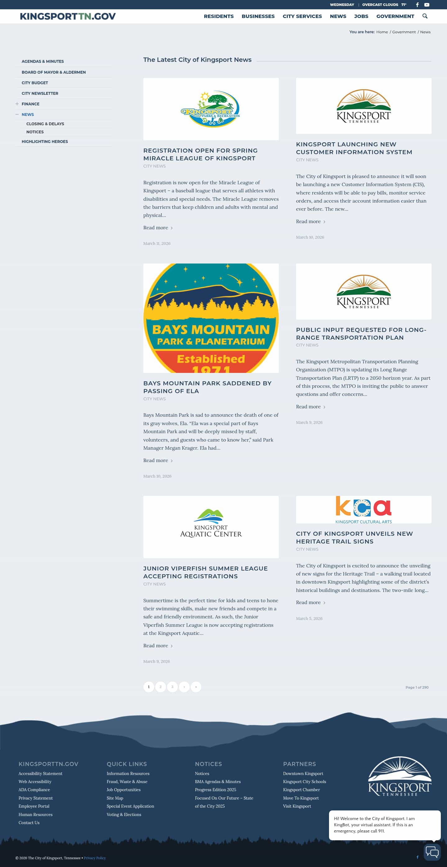 Latest website image capture