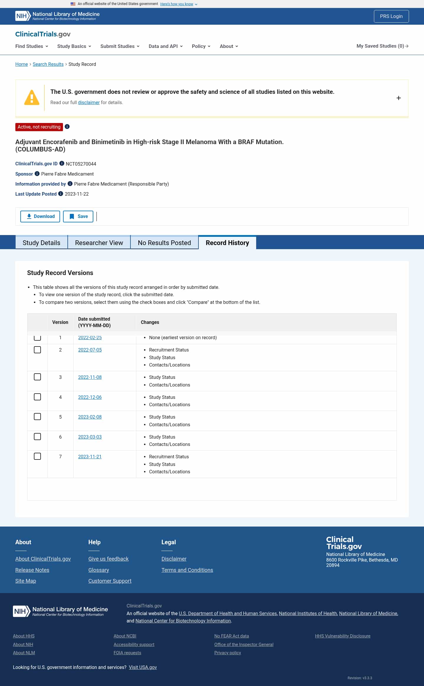 Latest website image capture