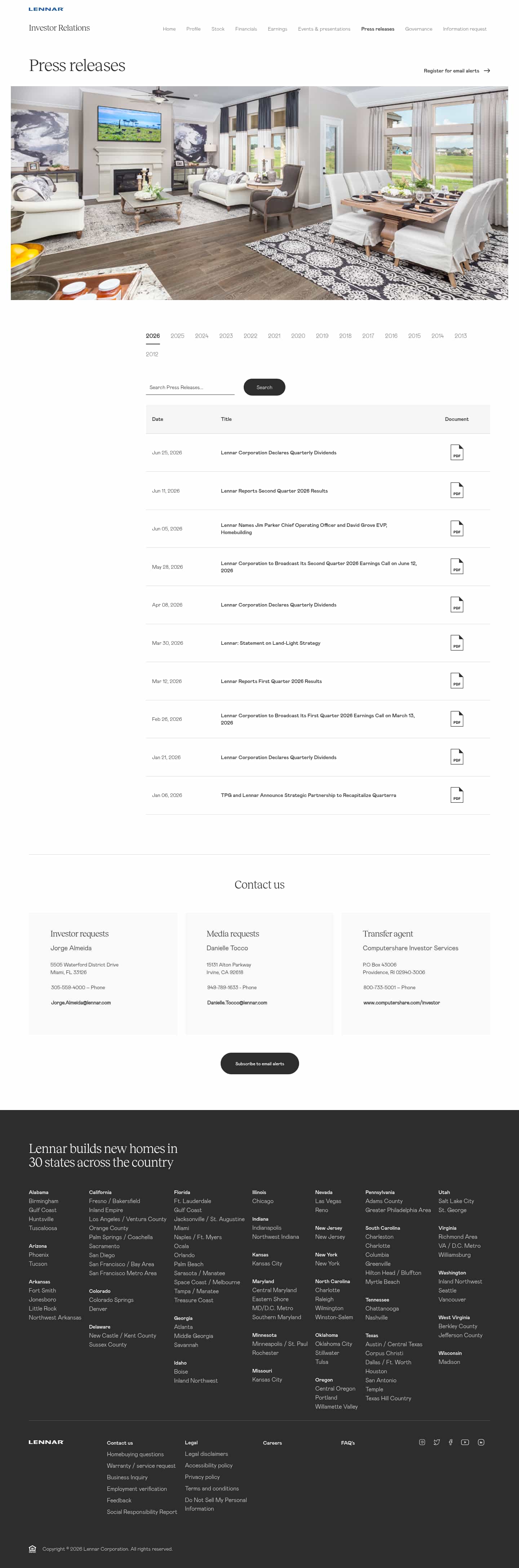 Latest website image capture