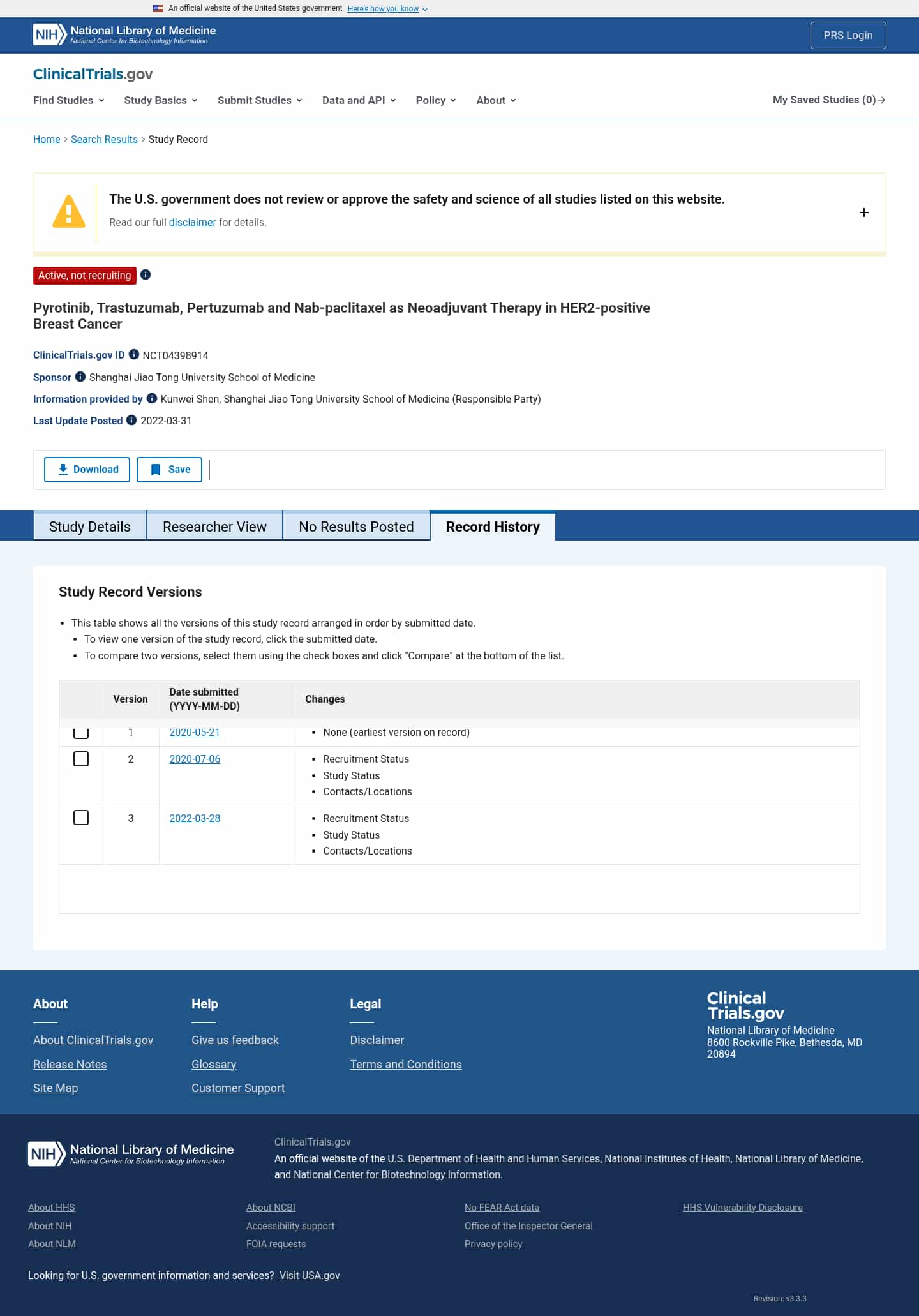 Latest website image capture