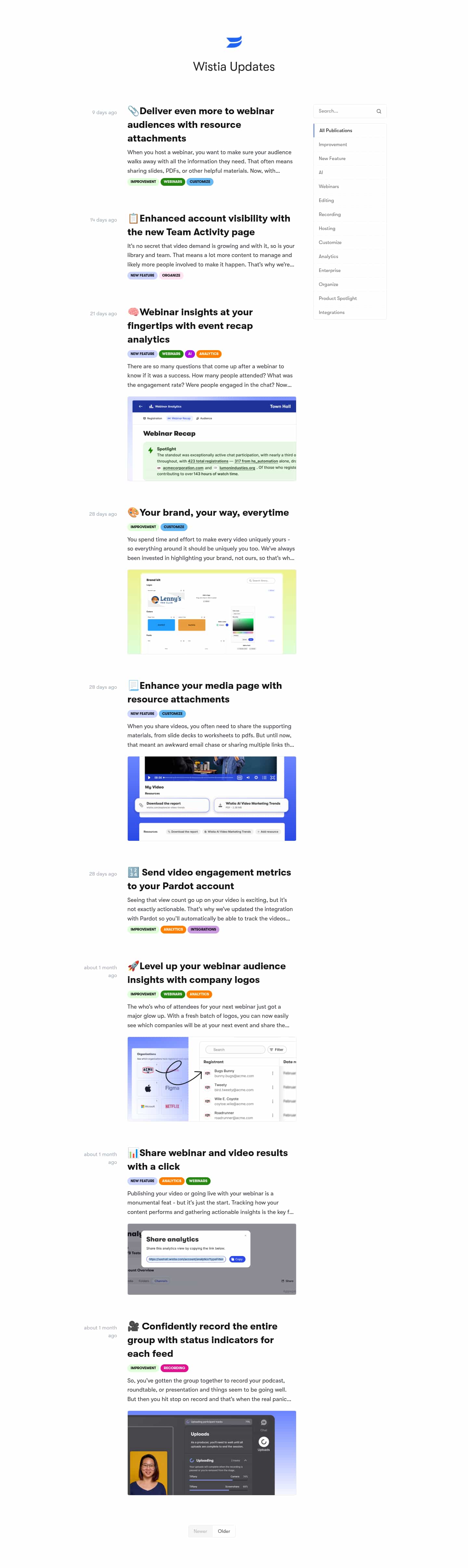 Latest website image capture