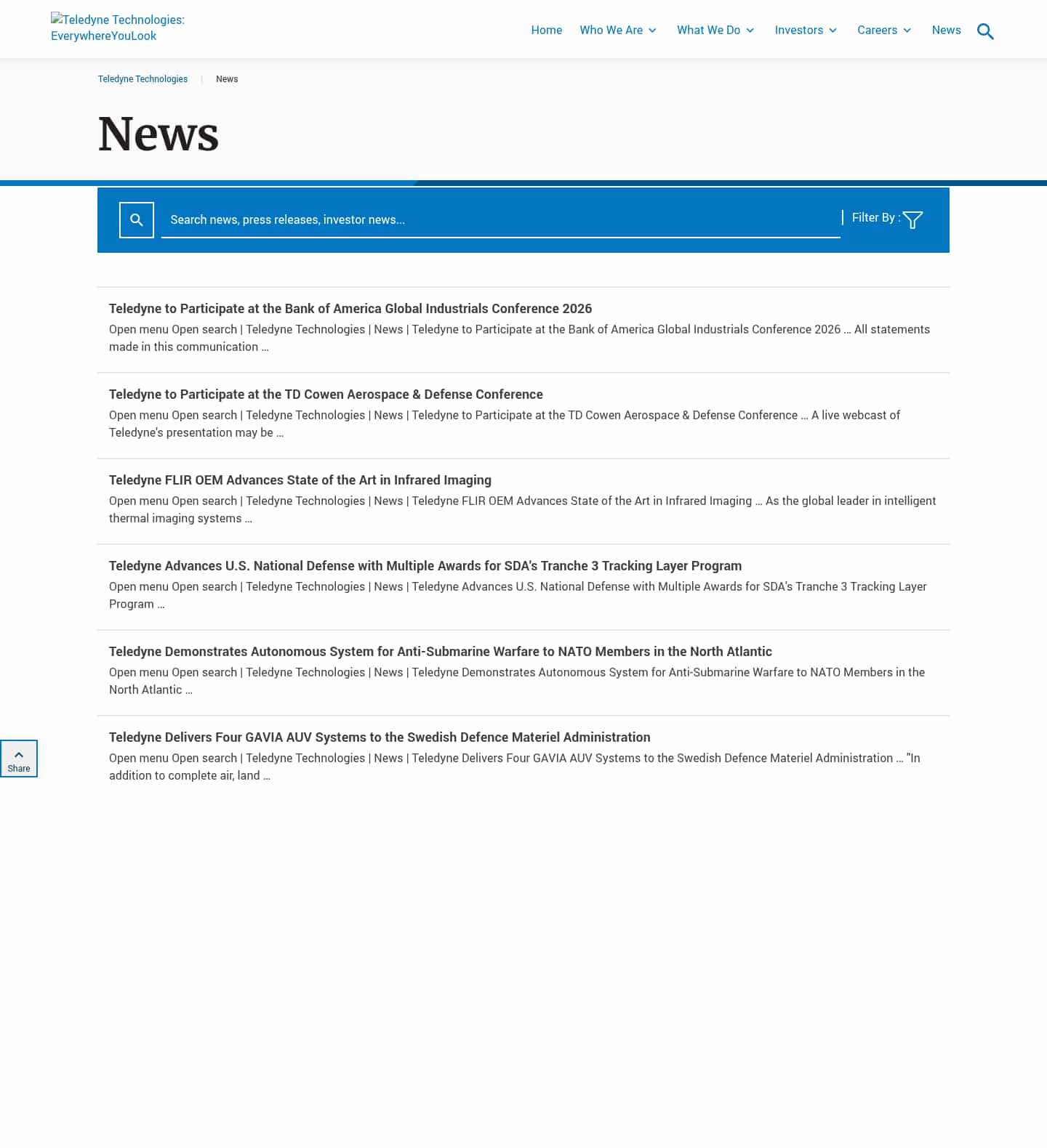 Latest website image capture