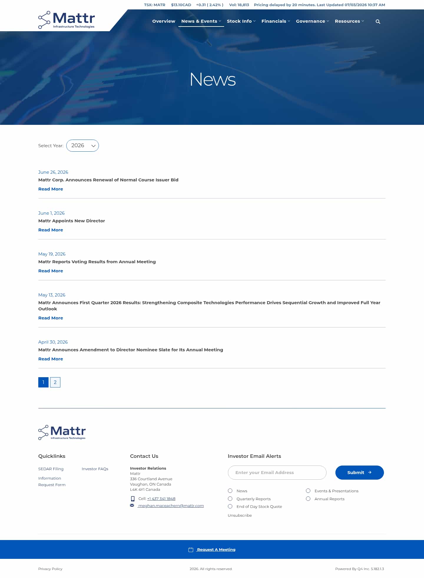 Latest website image capture