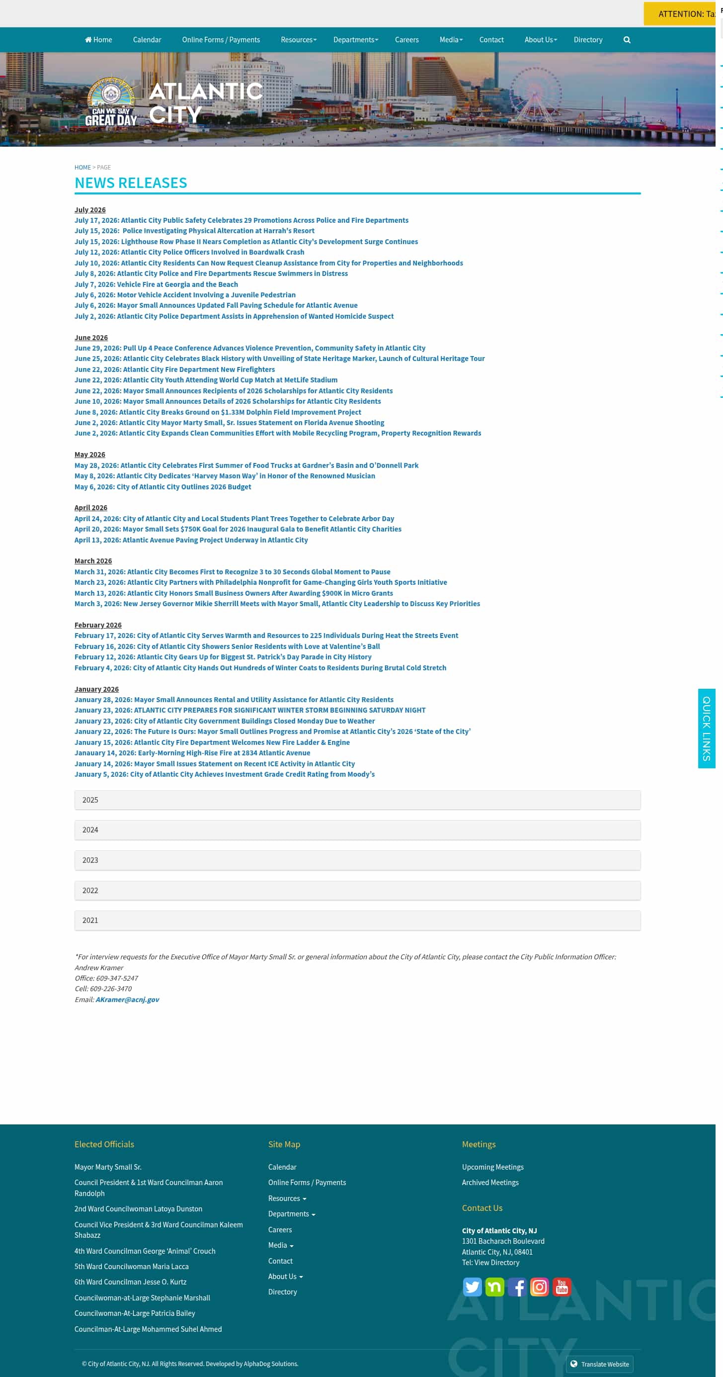 Latest website image capture