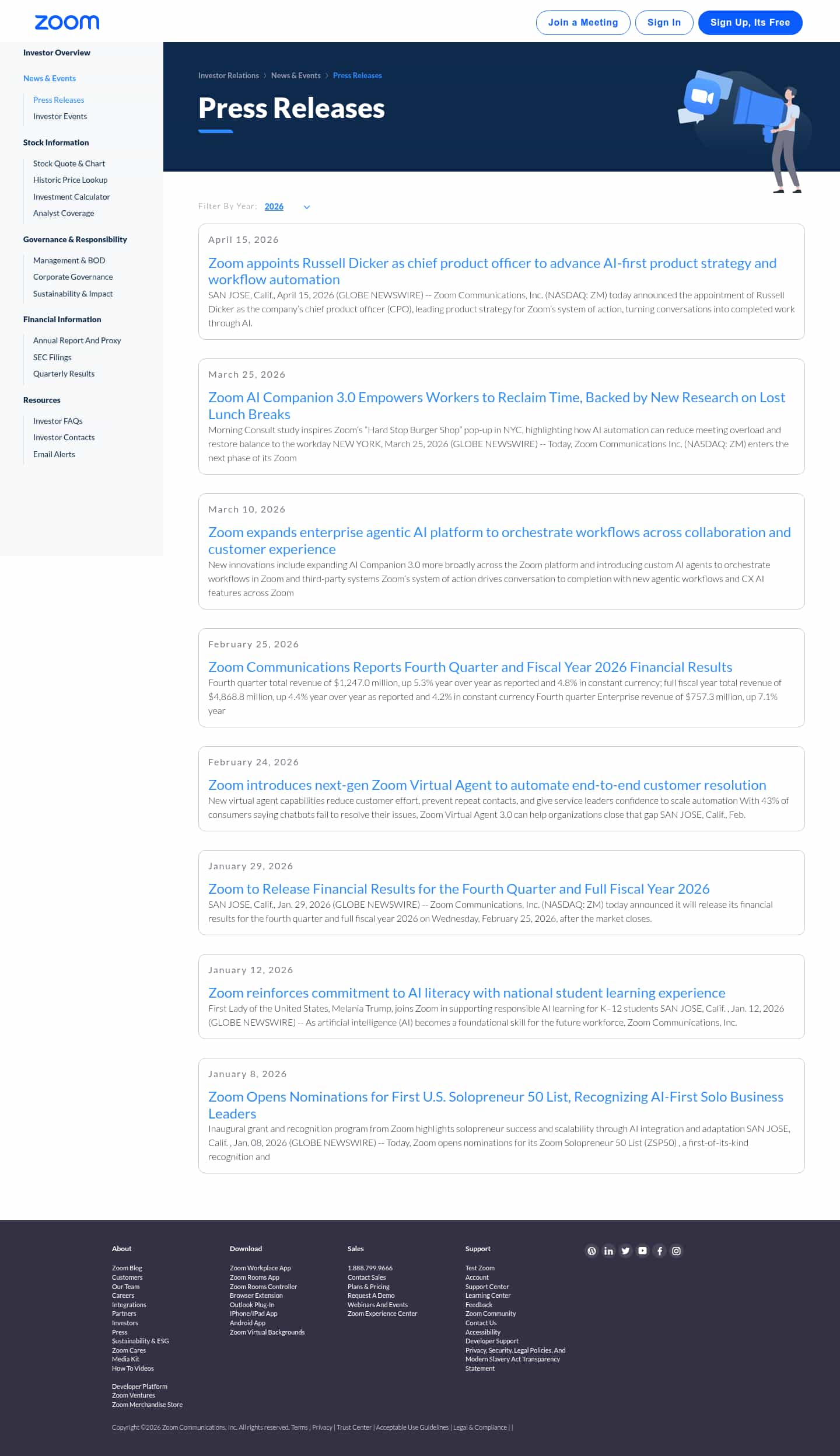 Latest website image capture