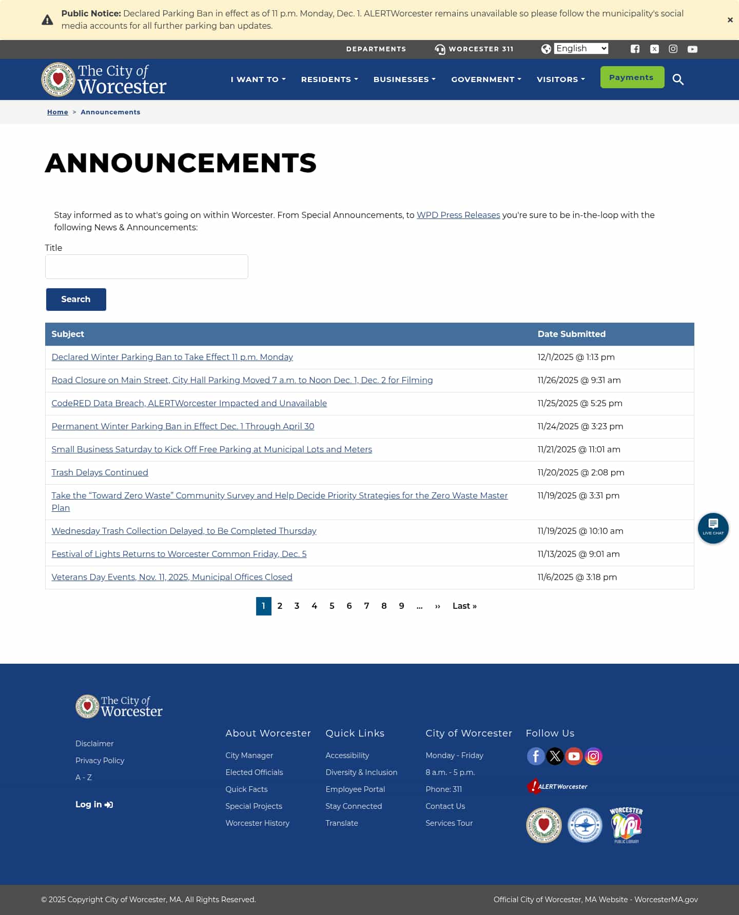 Latest website image capture