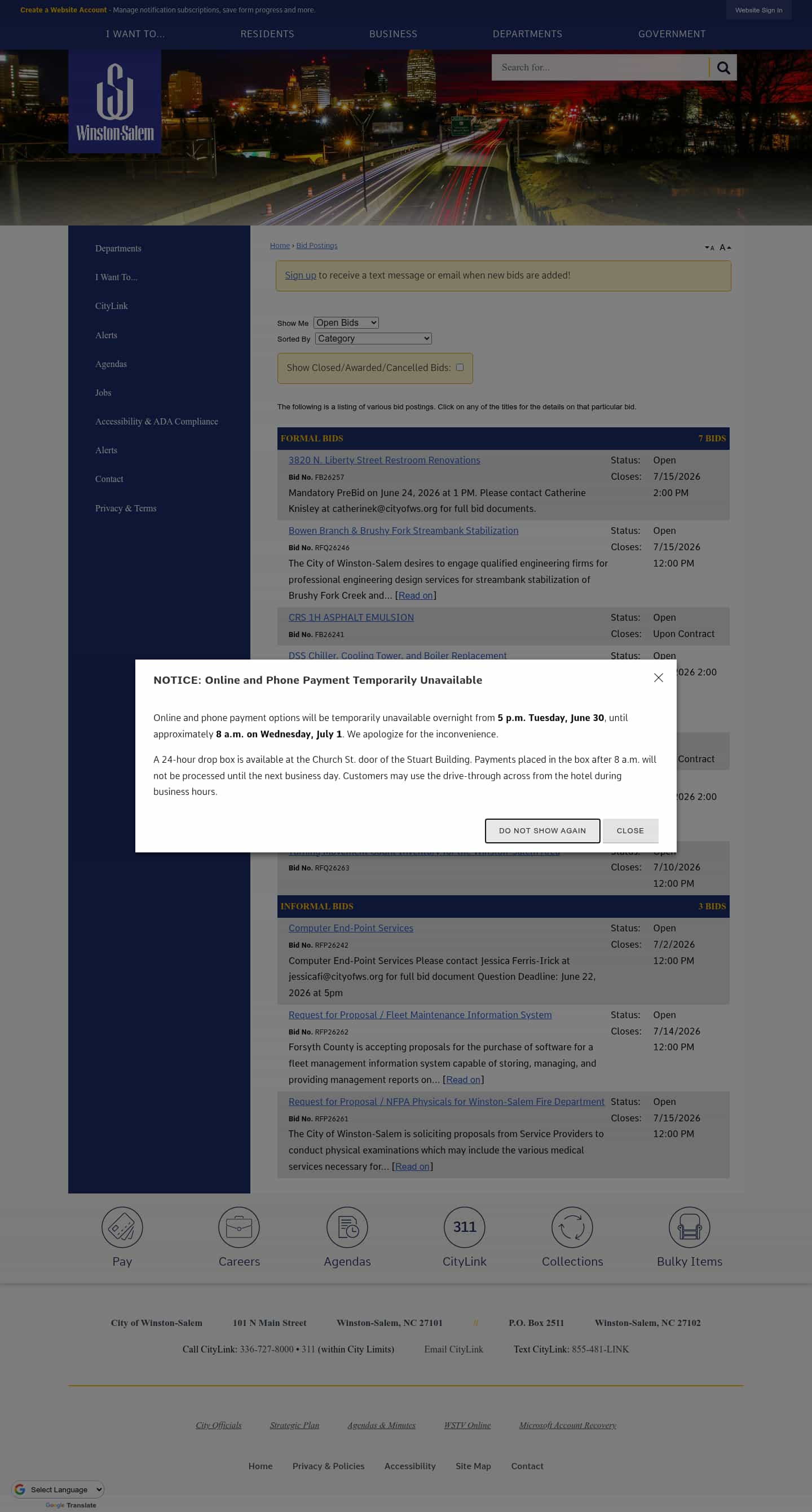 Latest website image capture