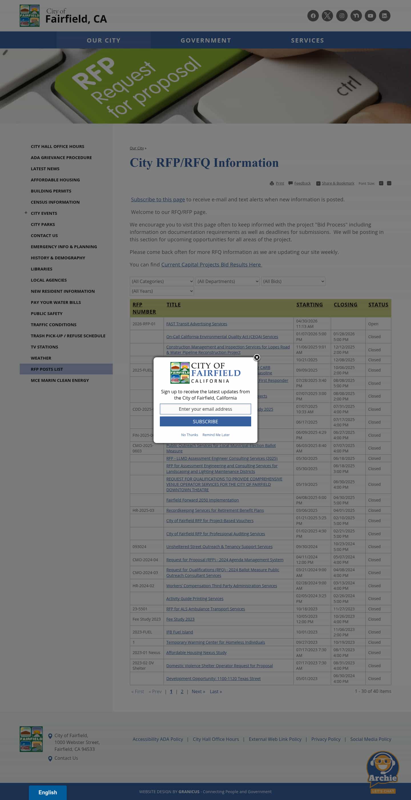 Latest website image capture