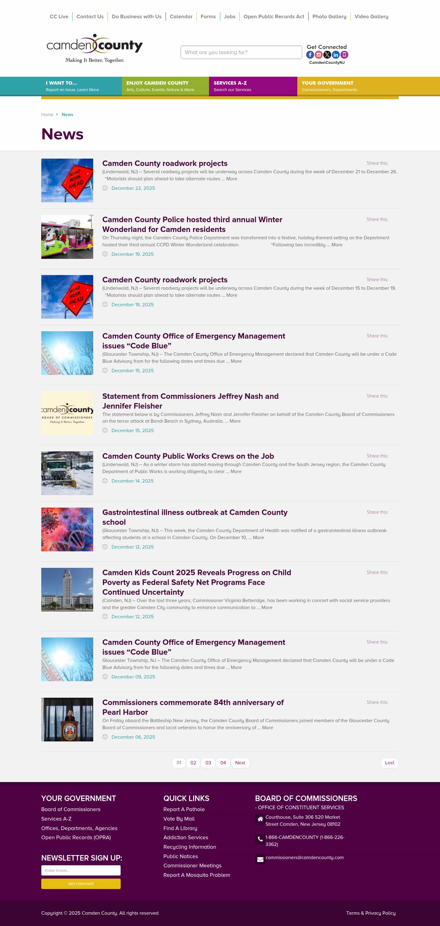 Latest website image capture