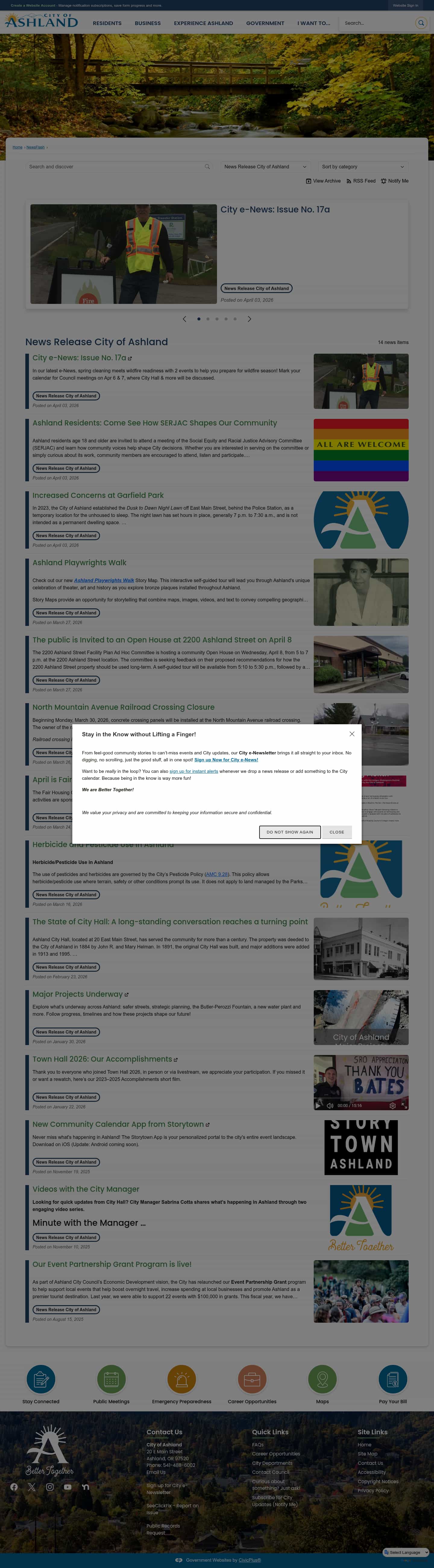 Latest website image capture