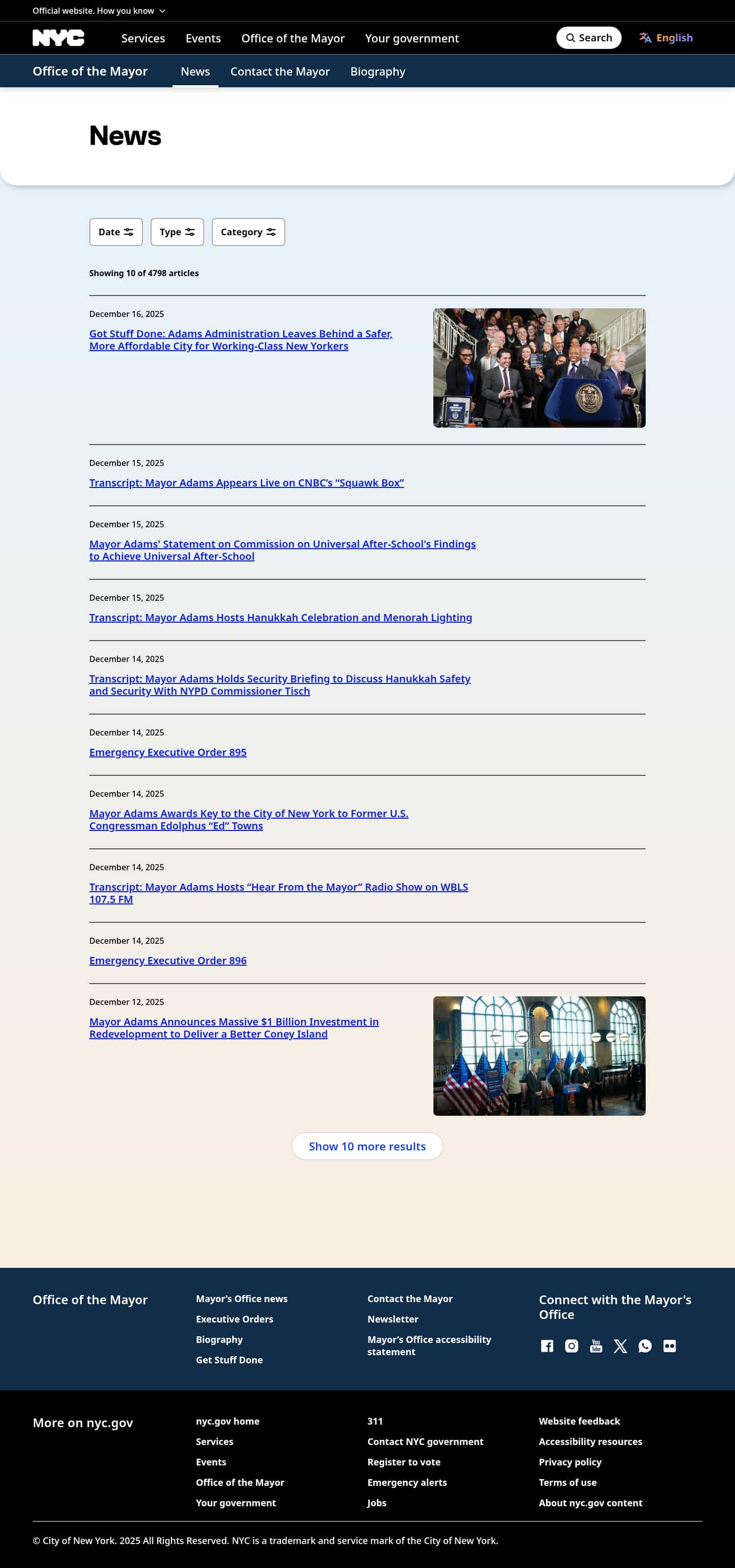 Latest website image capture