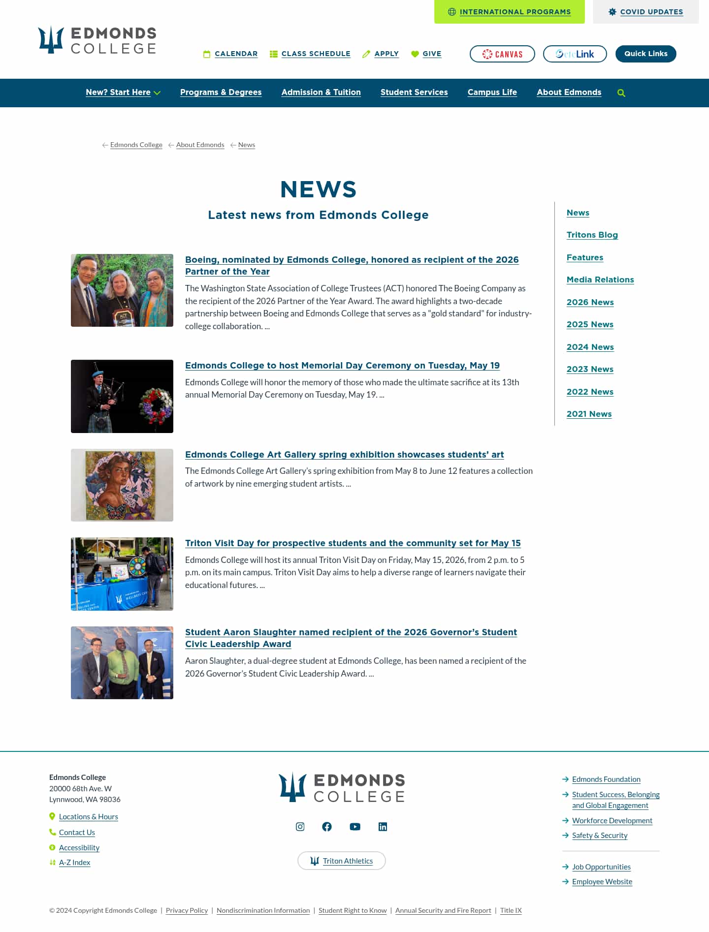 Latest website image capture