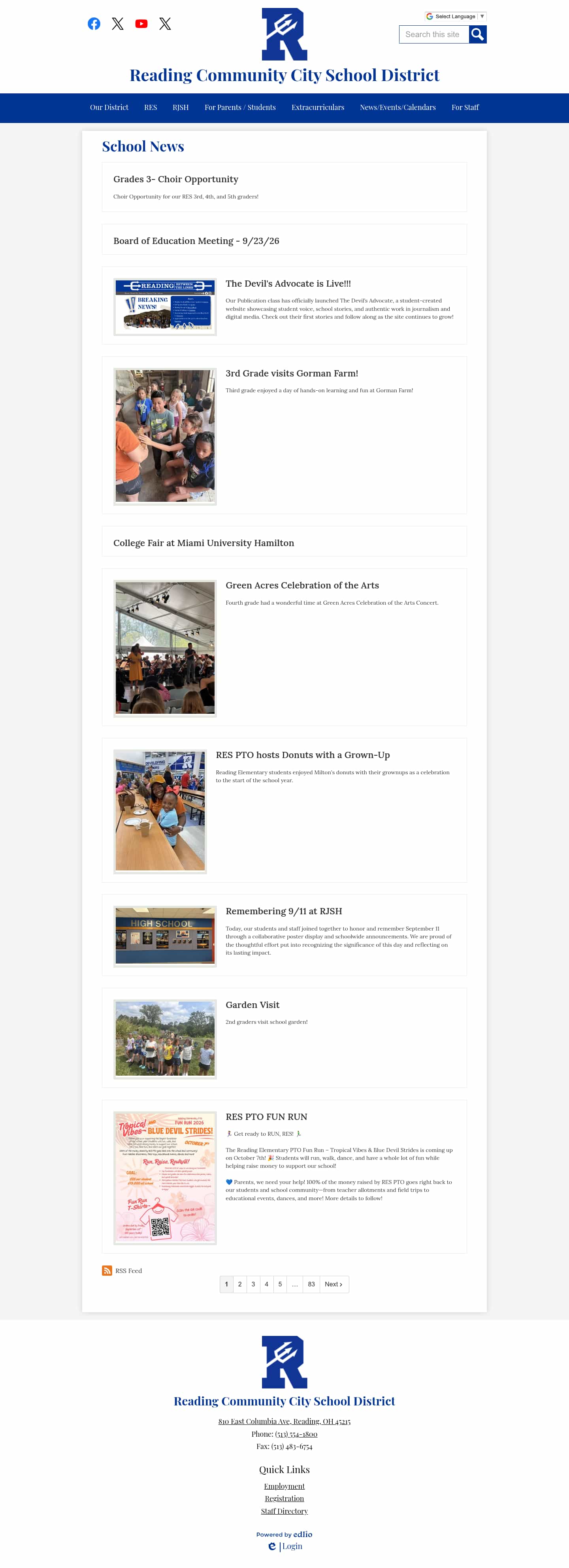 Latest website image capture