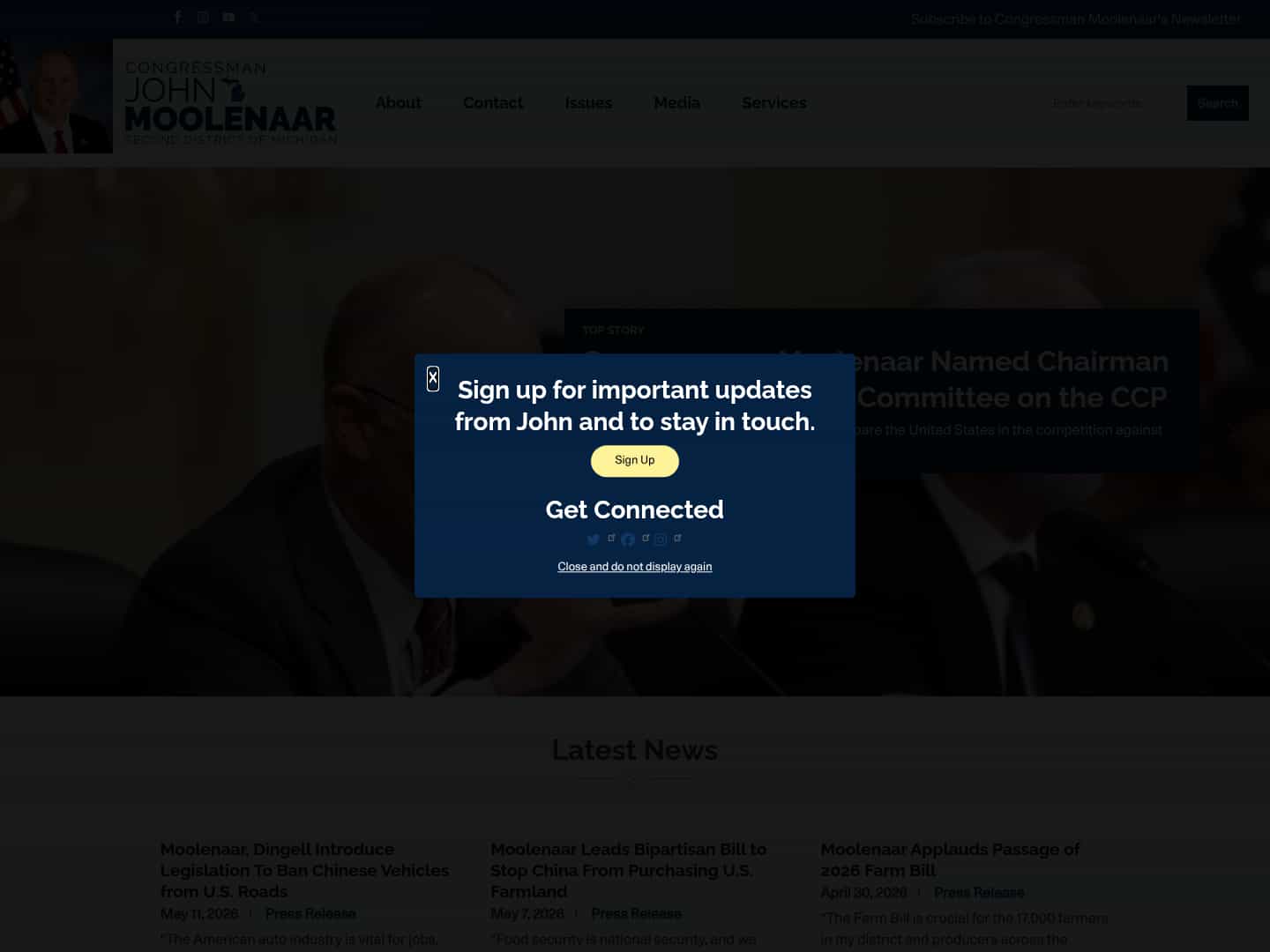 Latest website image capture