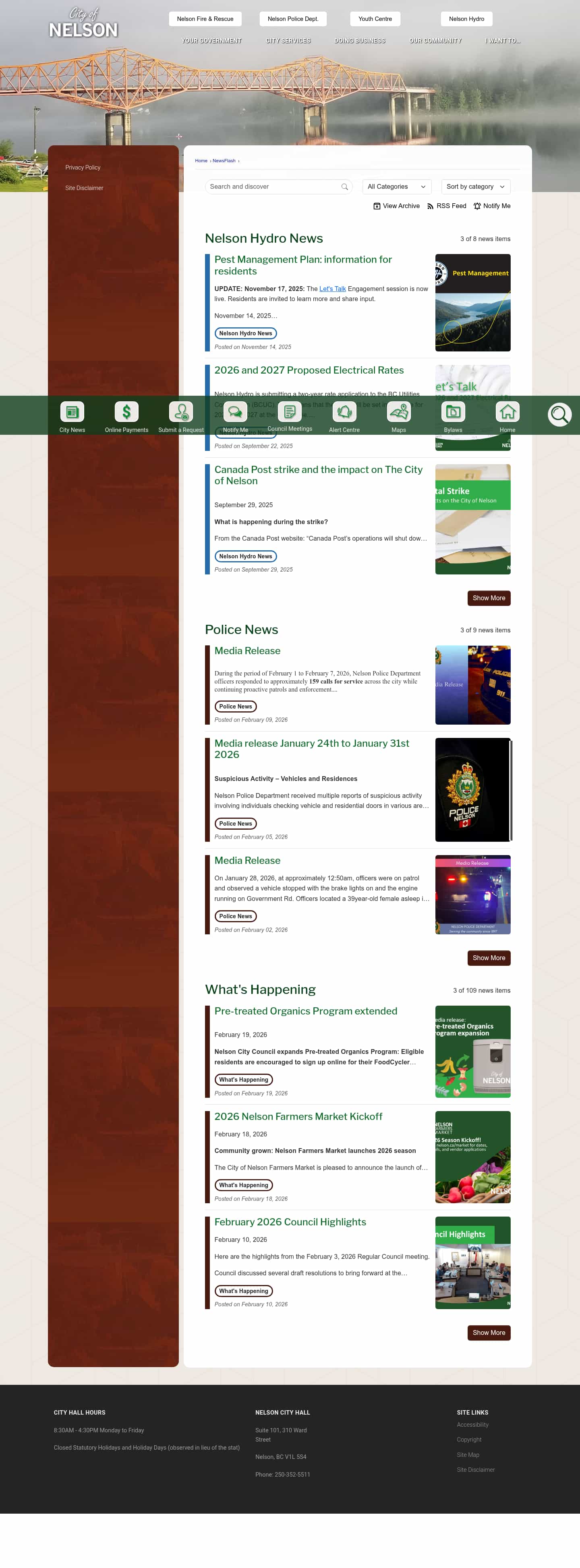 Latest website image capture