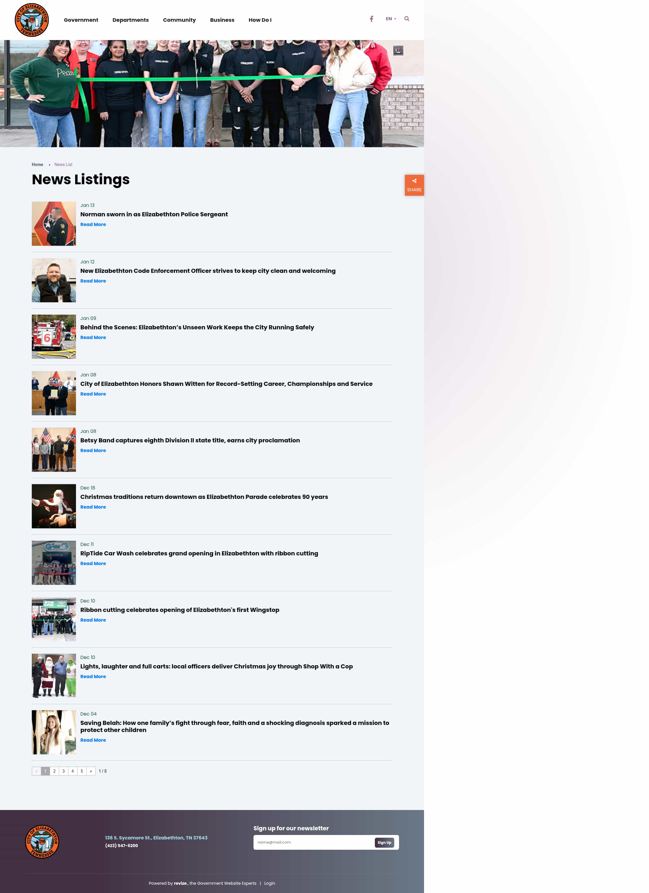 Latest website image capture