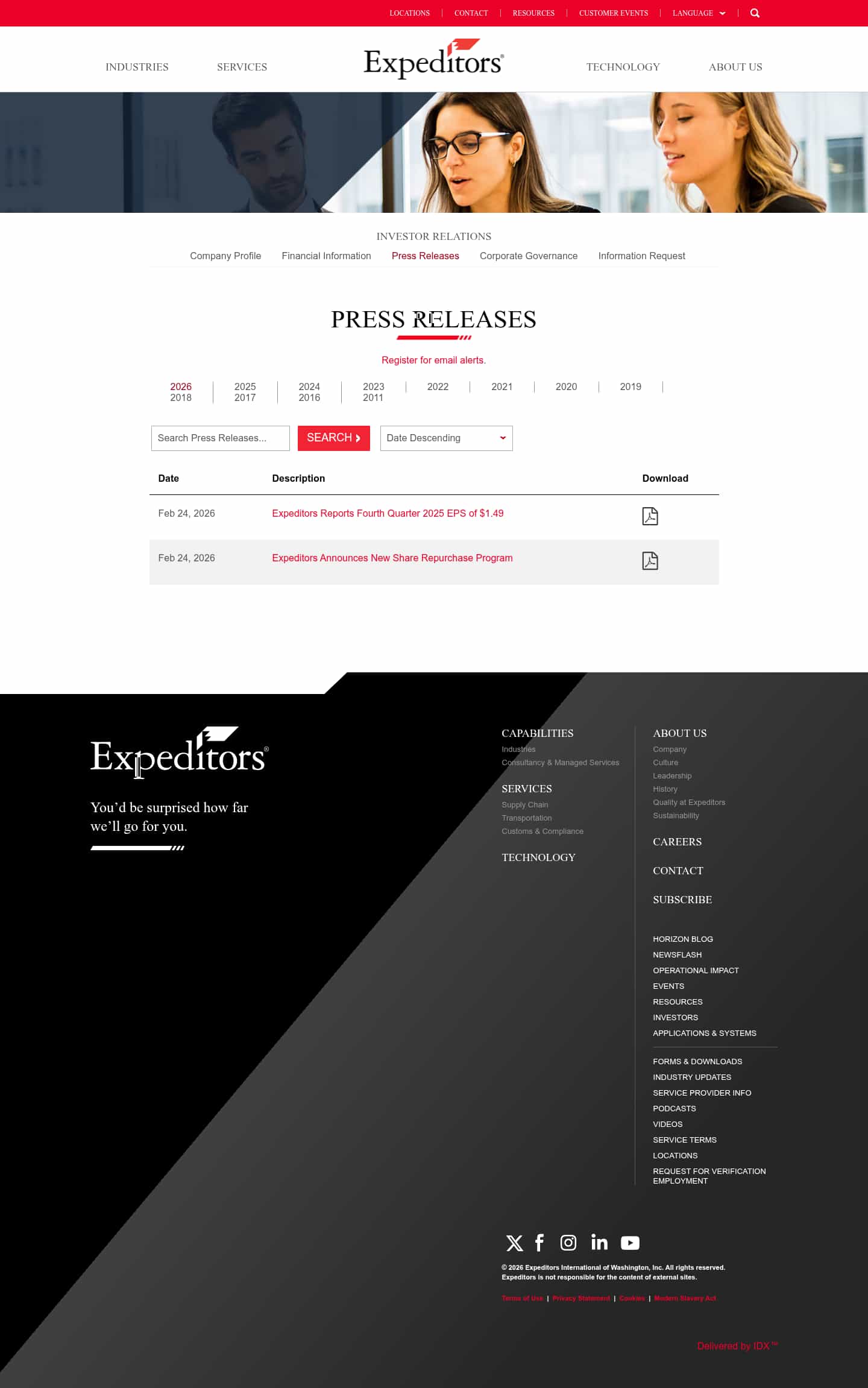 Latest website image capture