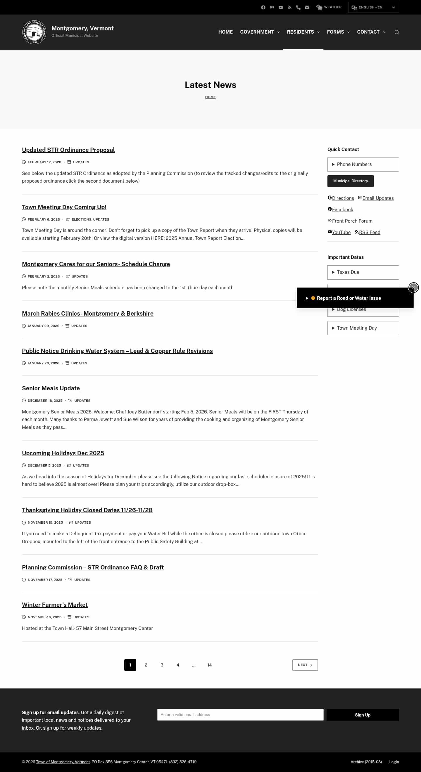 Latest website image capture