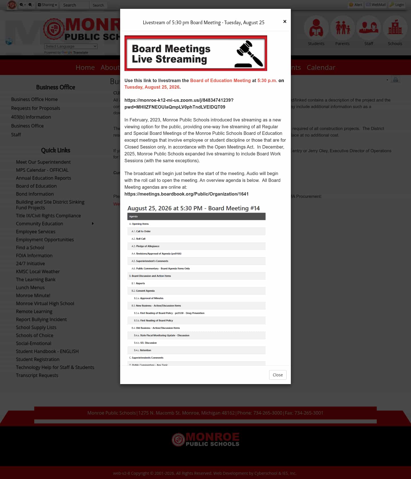 Latest website image capture