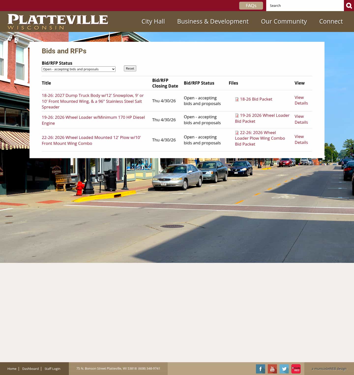 Latest website image capture