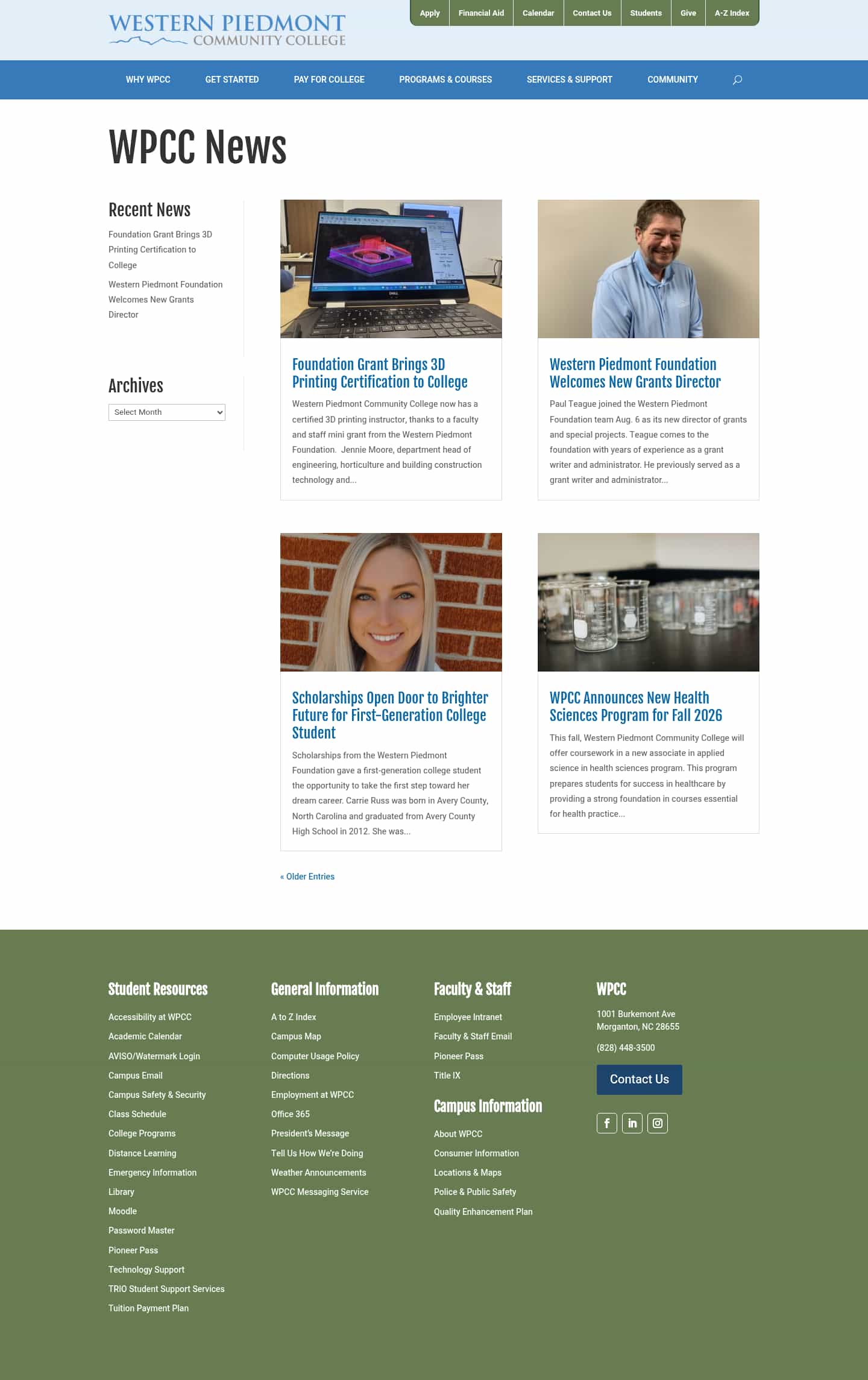 Latest website image capture