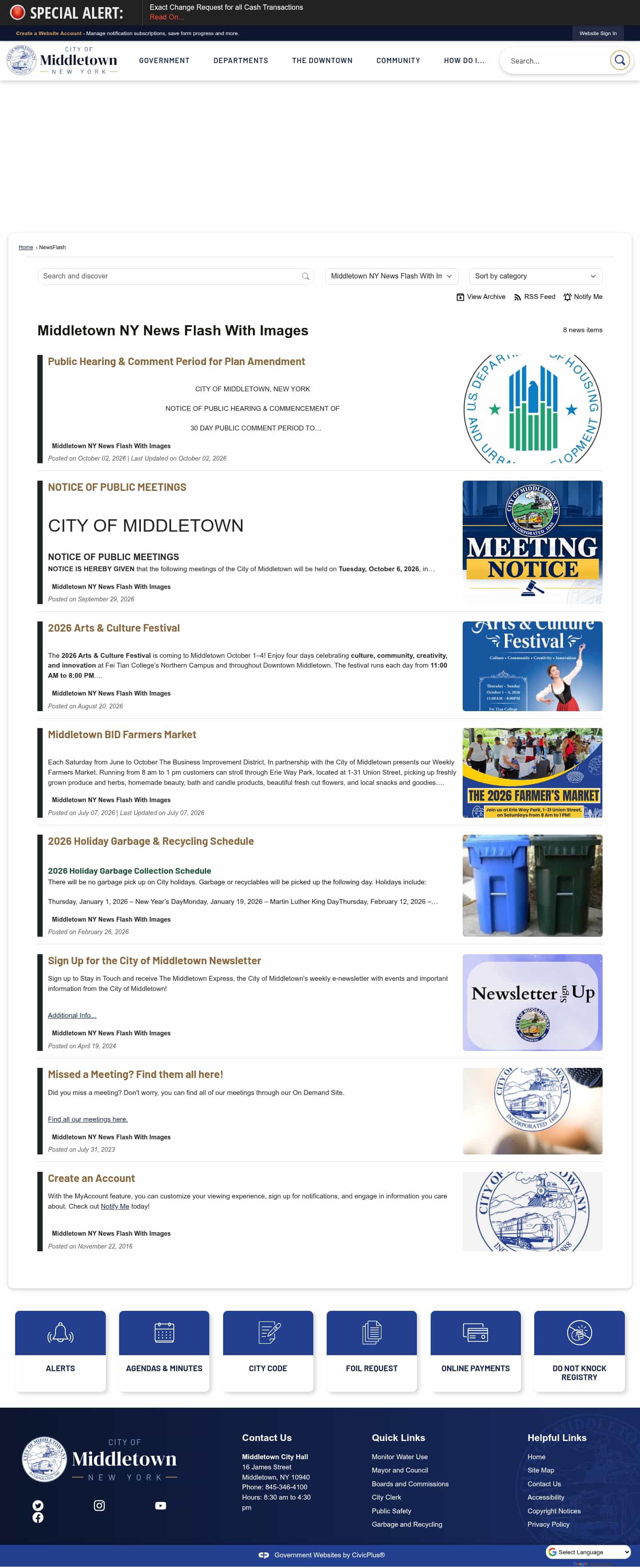 Latest website image capture