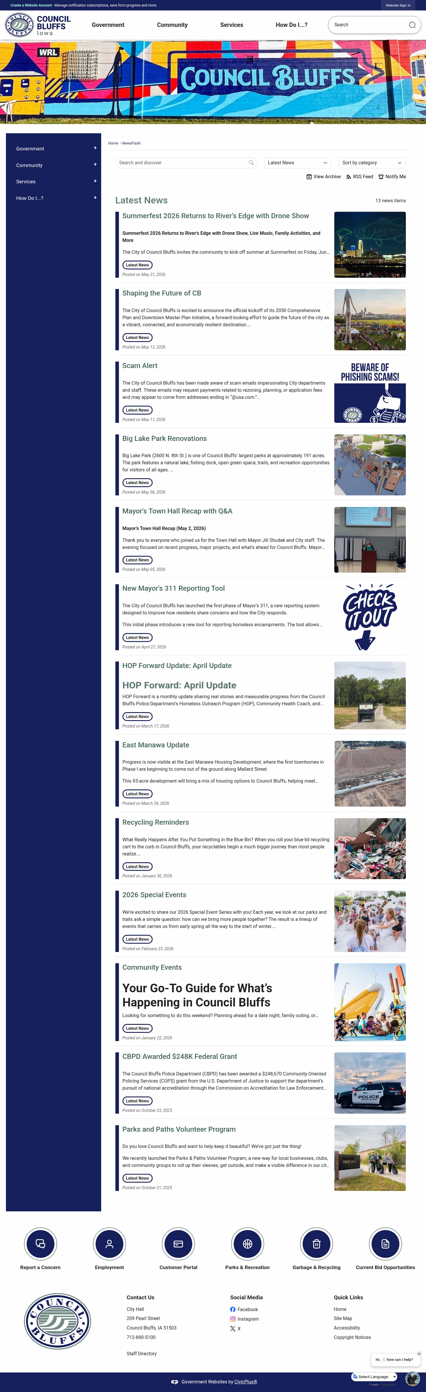 Latest website image capture