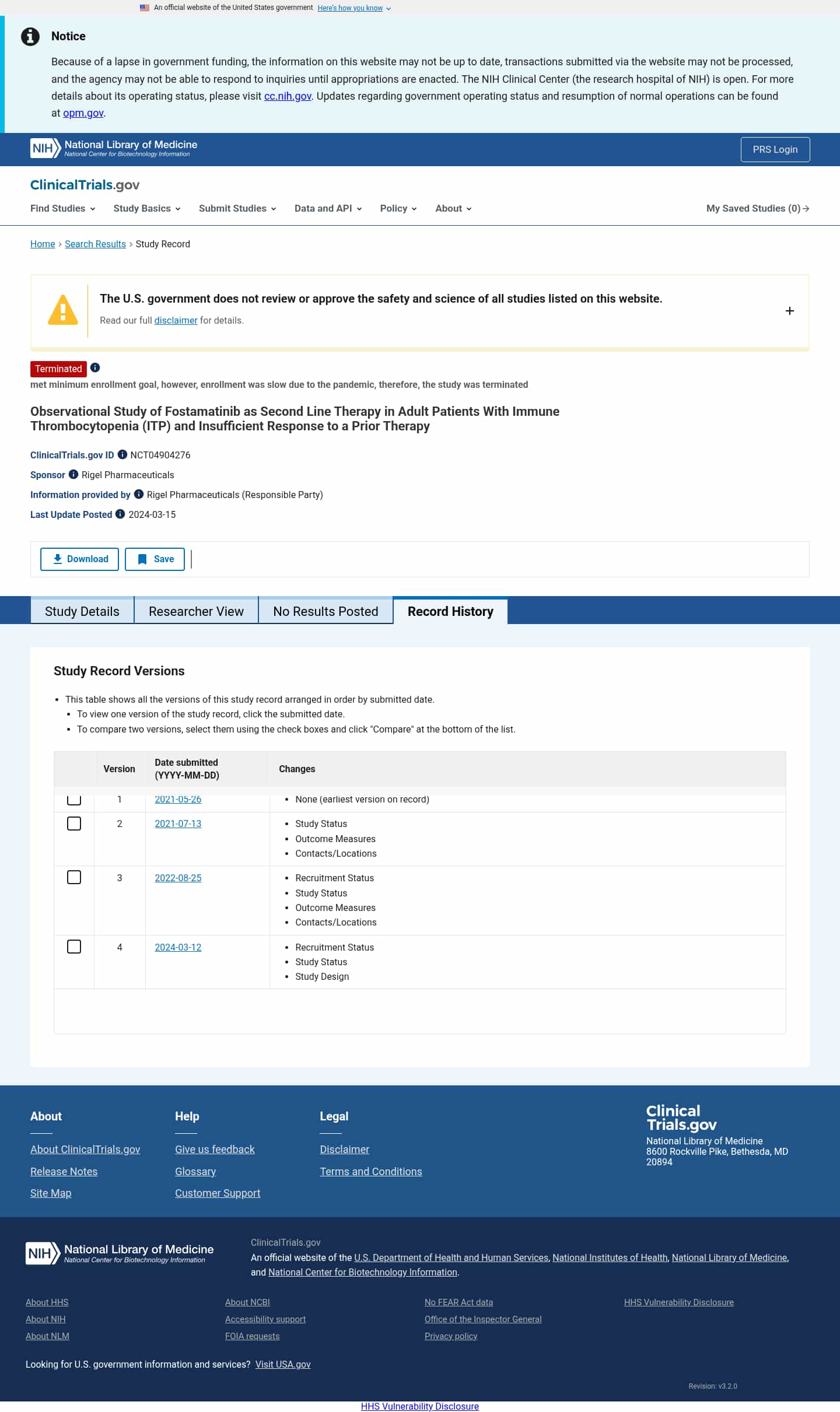 Latest website image capture
