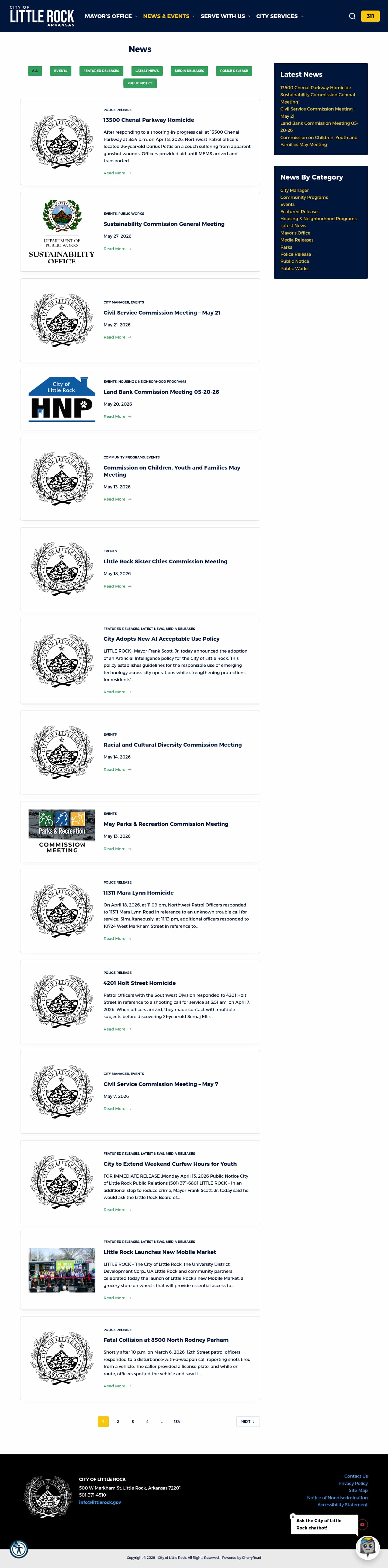Latest website image capture