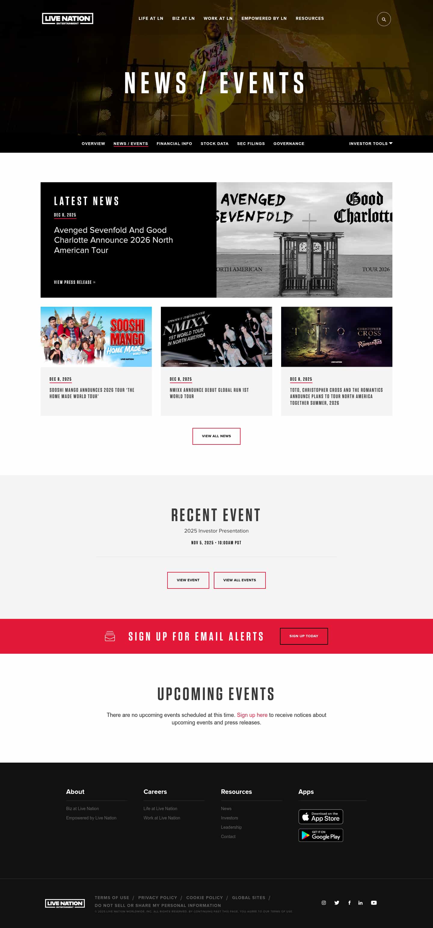 Latest website image capture