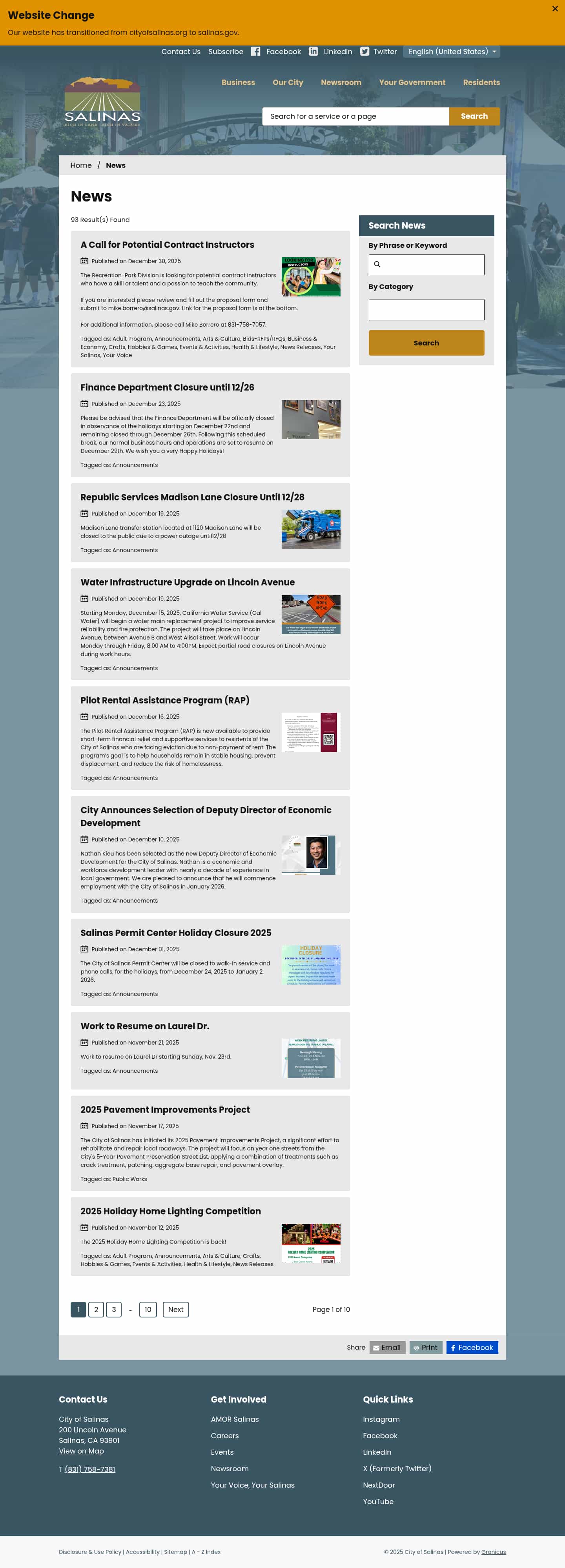 Latest website image capture