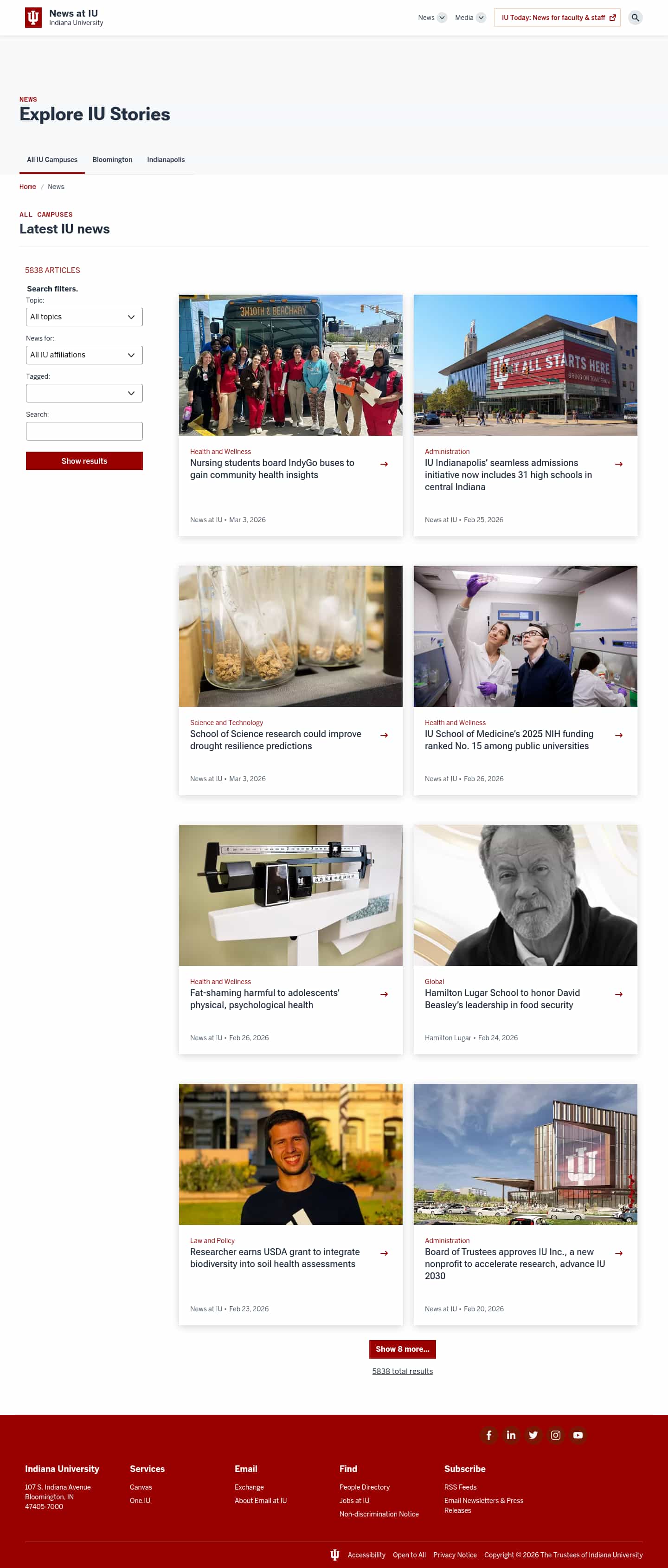 Latest website image capture