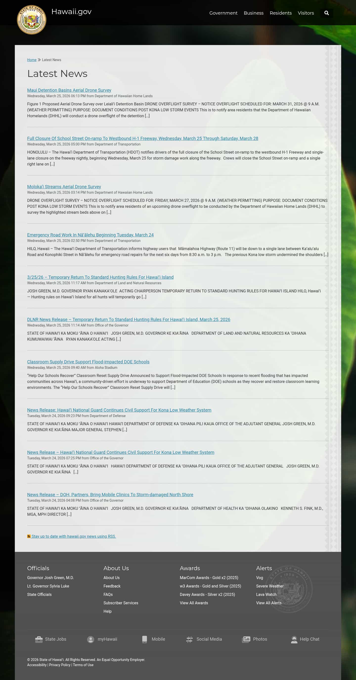 Latest website image capture