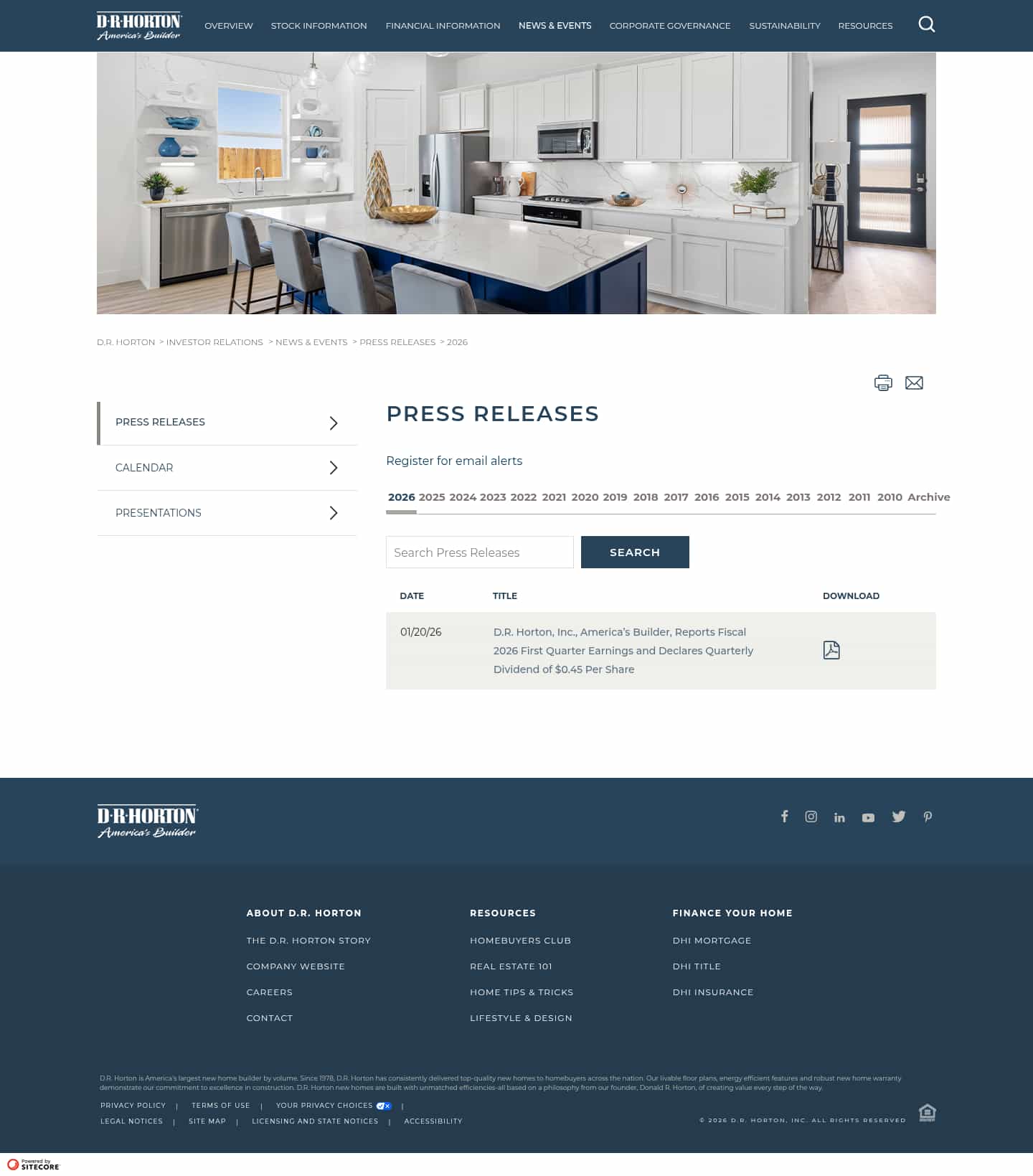 Latest website image capture