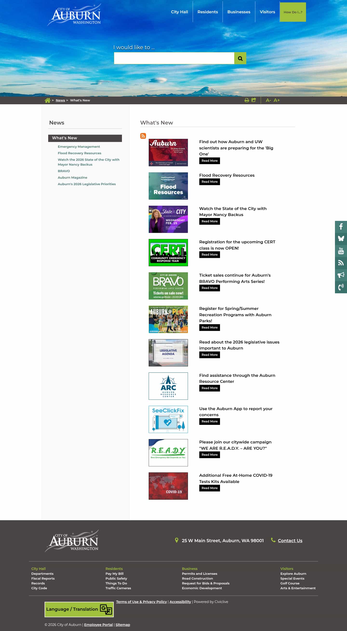 Latest website image capture