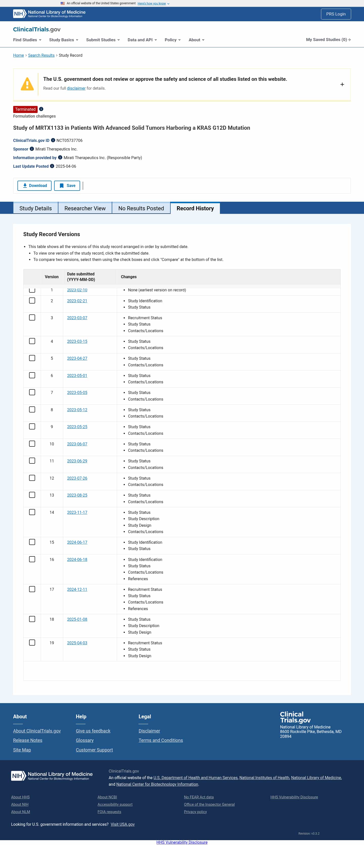 Latest website image capture