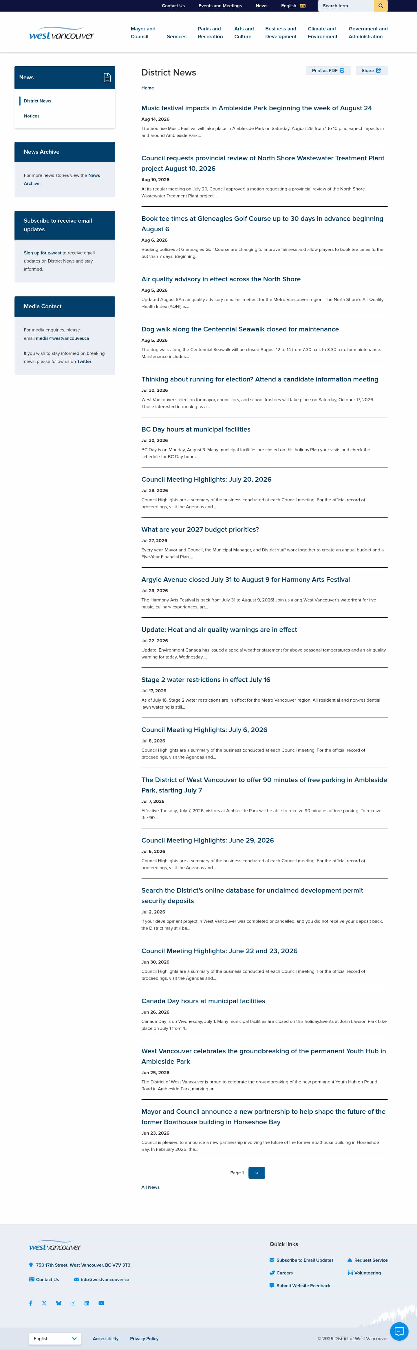 Latest website image capture