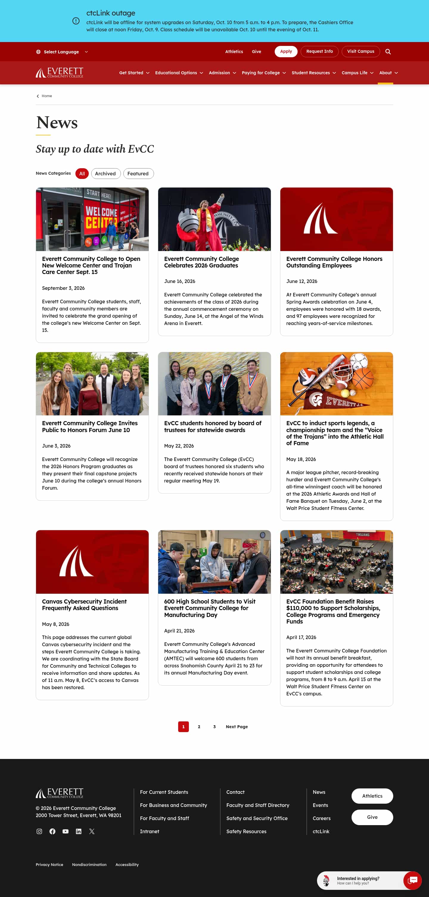 Latest website image capture