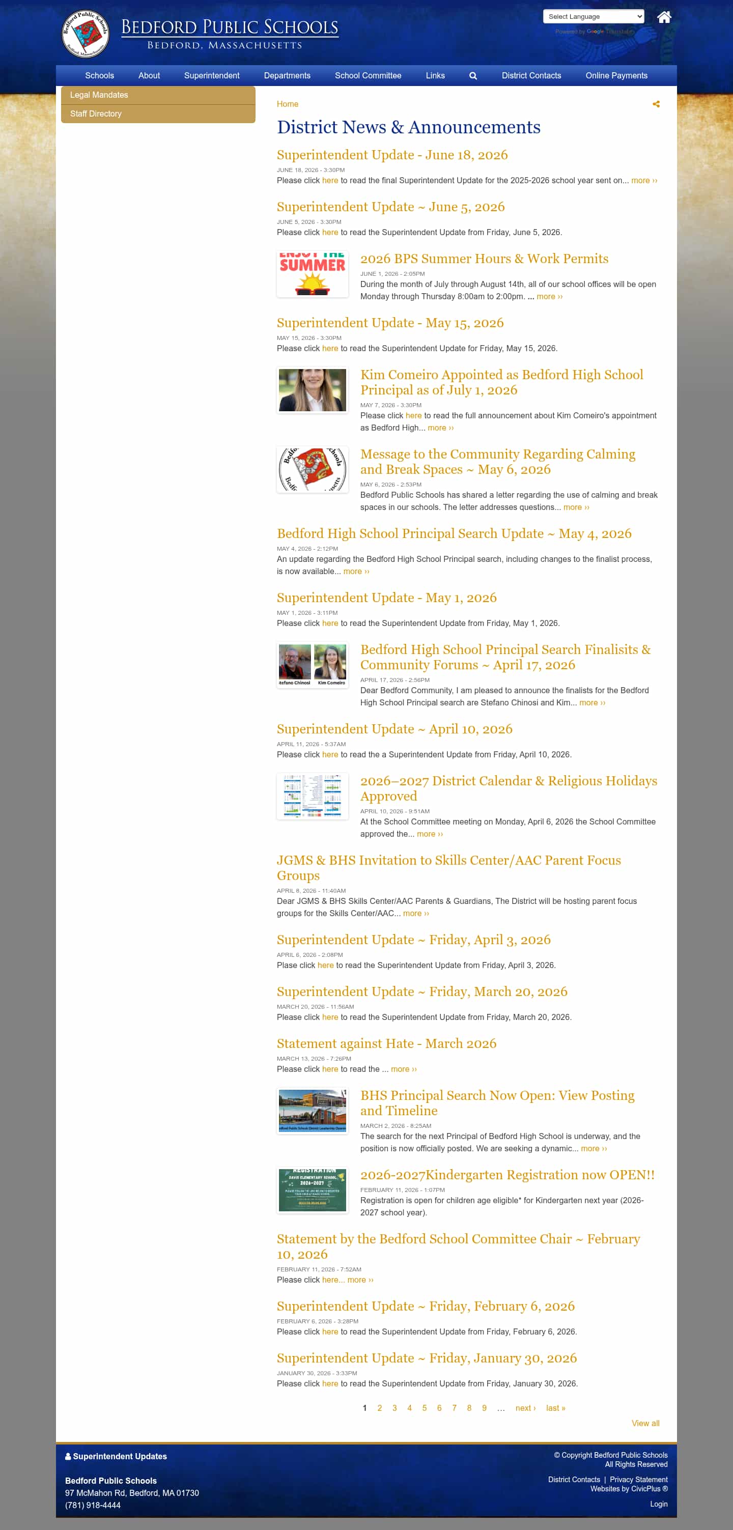 Latest website image capture